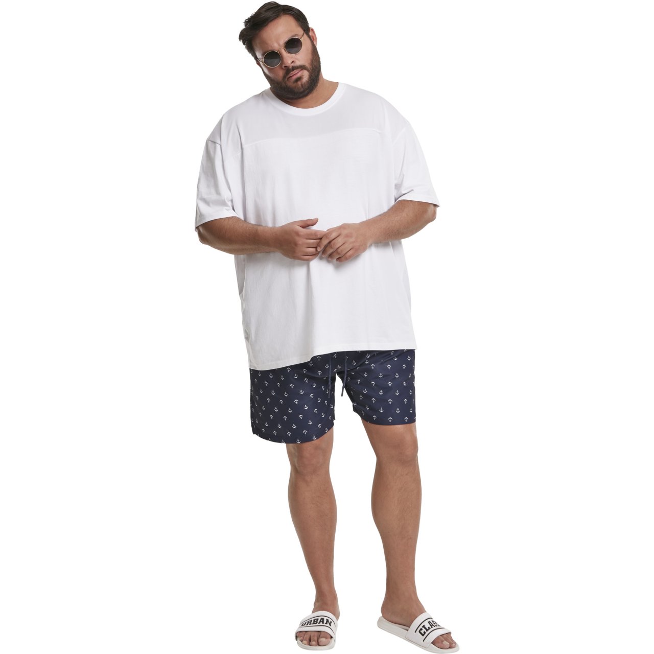 Urban Classics - PATTERN Swim Shorts anchor