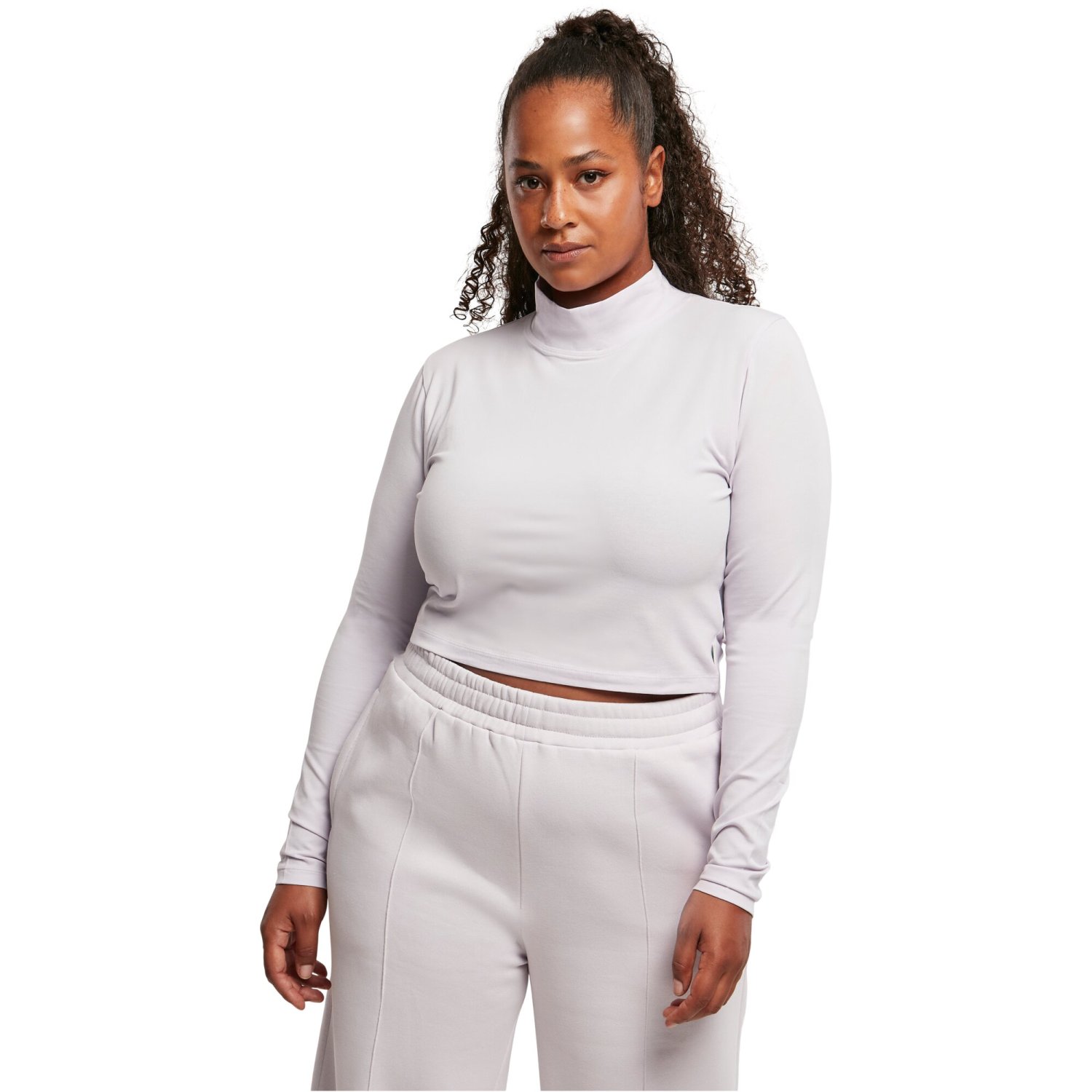 Urban Classics Ladies - Organic Turtleneck Longsleeve