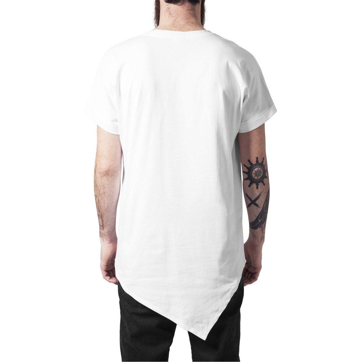 Urban Classics - ASYMETRIC Long Tee Shirt