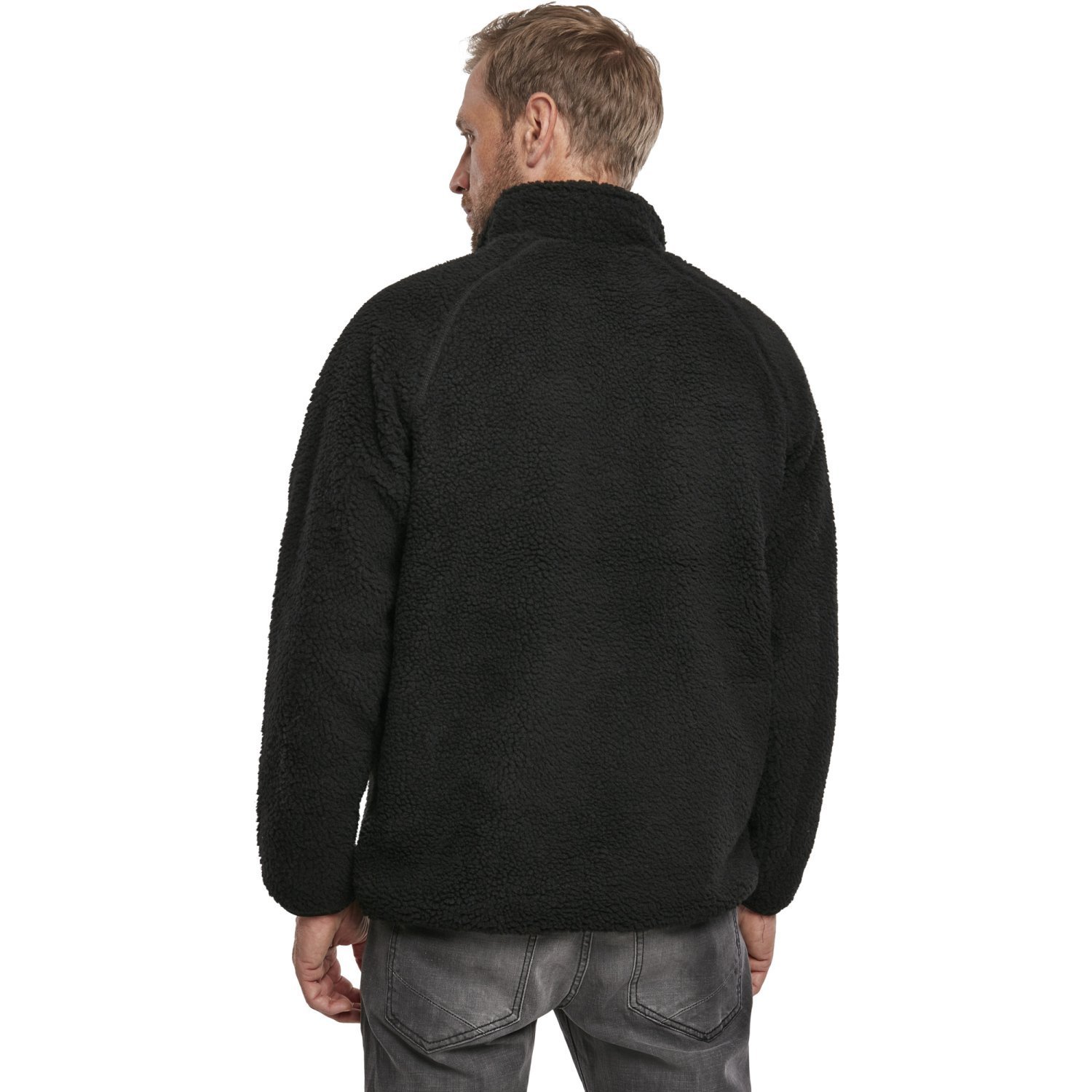 Brandit - Teddyfleece Troyer Sweater noir