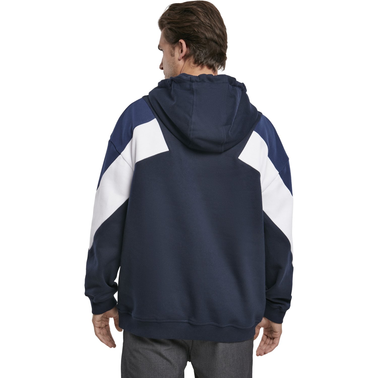 Urban Classics - Oversize 3-Tone Sweat Hoody