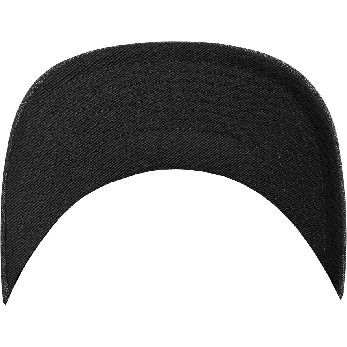 Flexfit FINE MELANGE Stretchable Curved Cap - schwarz