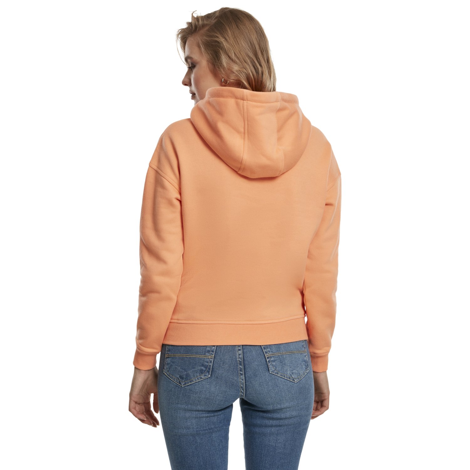 Urban Classics Ladies - BASIC Hoody papaya