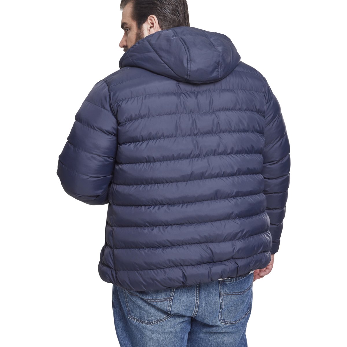 Urban Classics - BASIC BUBBLE Winter Jacket navy / white