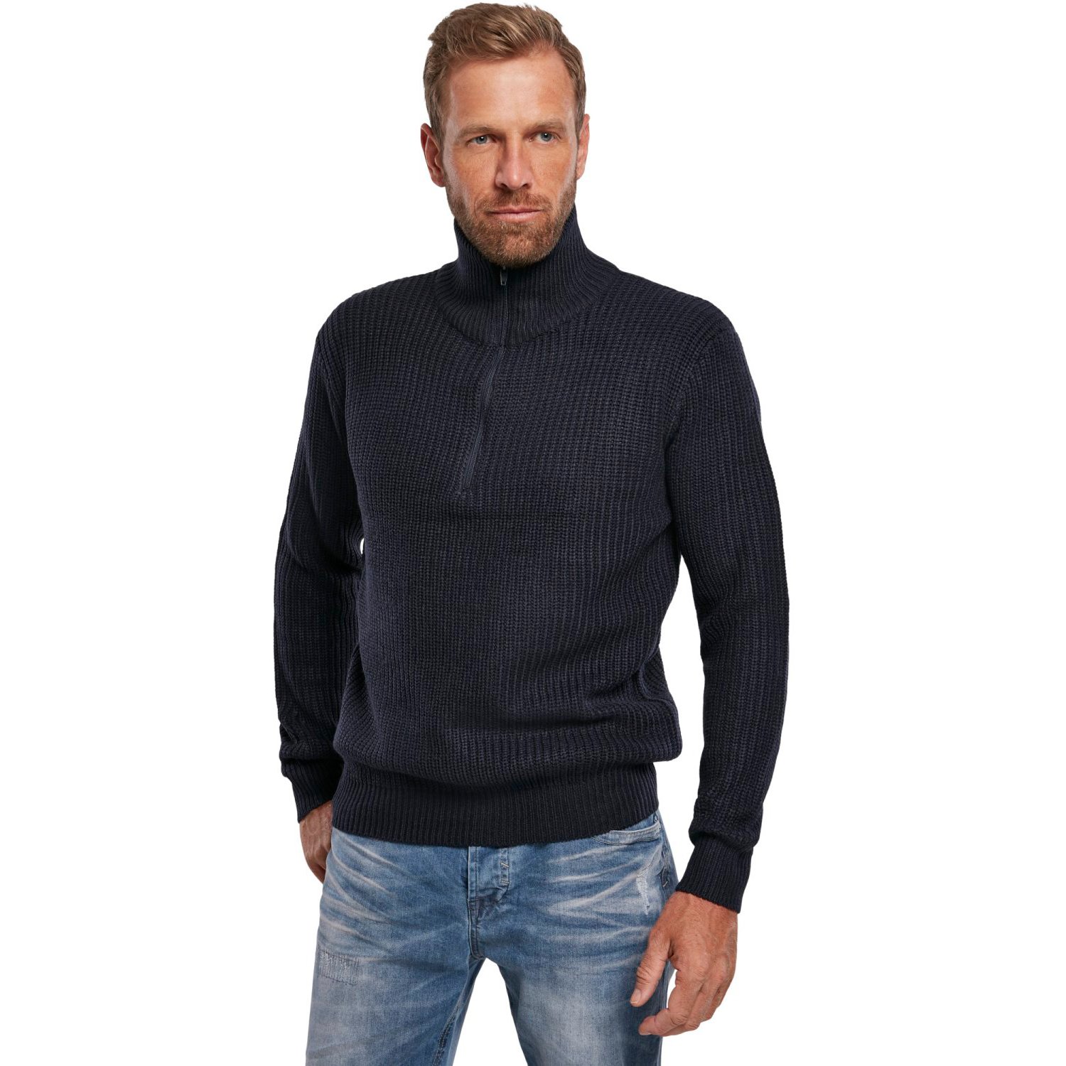 Brandit MILITARY Army Marine Troyer Sweater navy