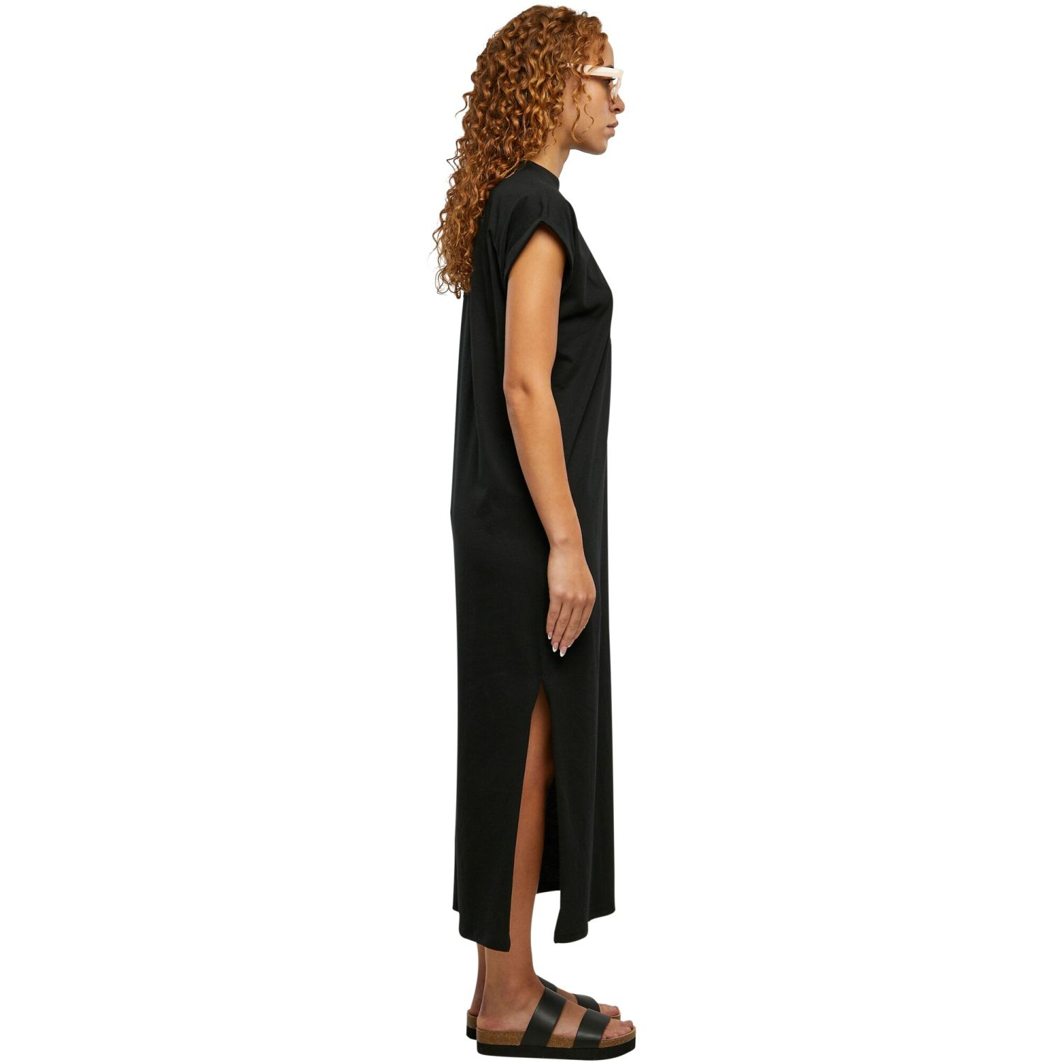 Urban Classics Ladies - Long Extended Shoulder Kleid