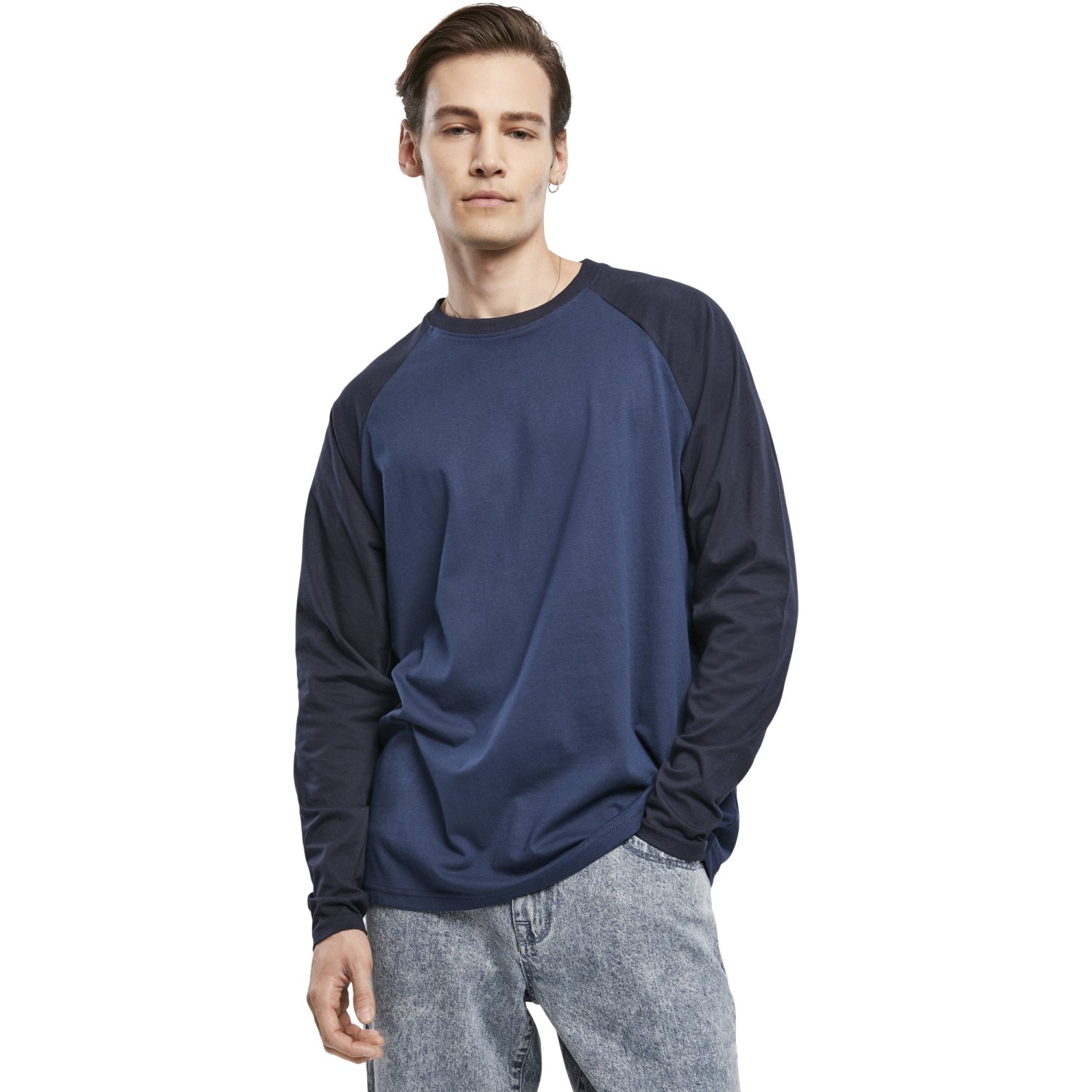 Urban Classics - RAGLAN Longsleeve navy