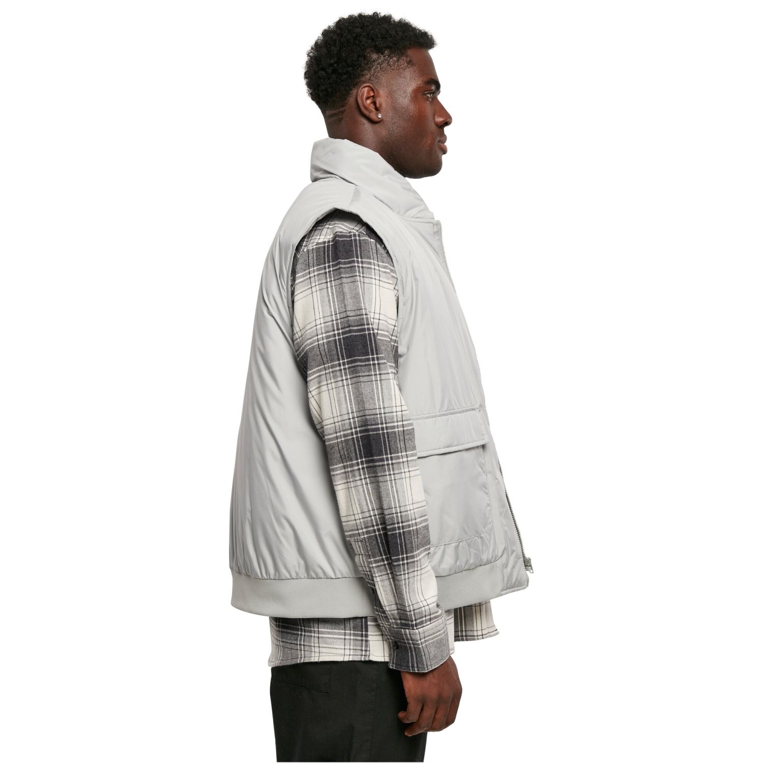 Urban Classics - Clean Puffer Vest grey