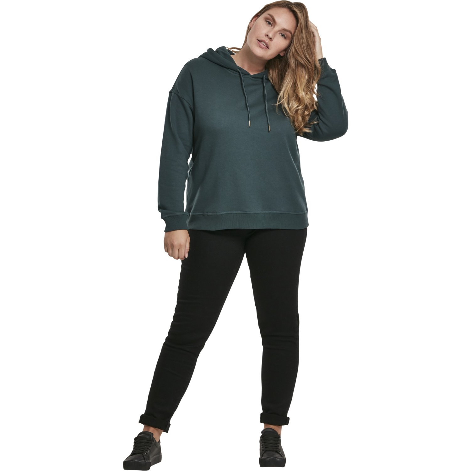 Urban Classics Ladies - BASIC Fleece Sweatshirt Hoody