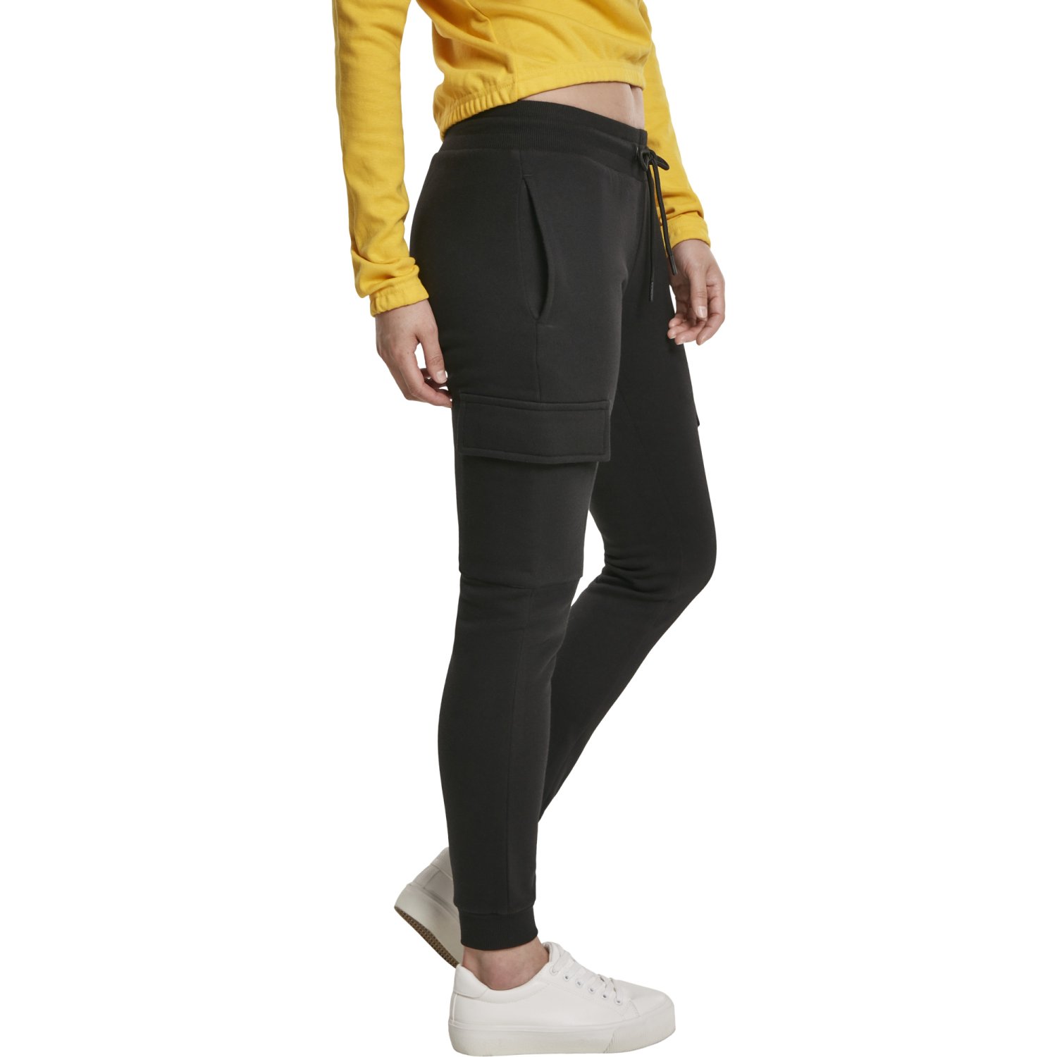 Urban Classics Ladies - CARGO Sweatpants noir