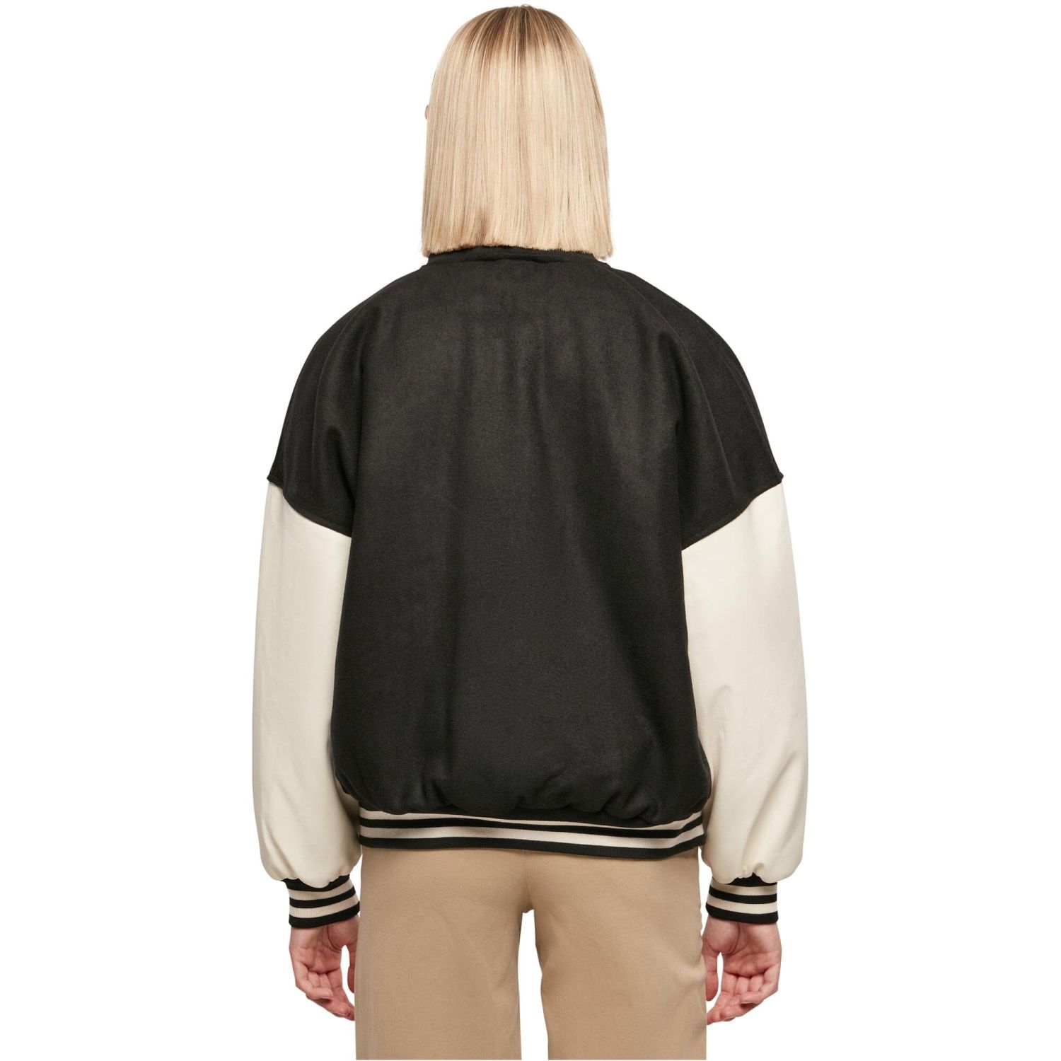 Urban Classics Ladies - Oversized College Veste noir
