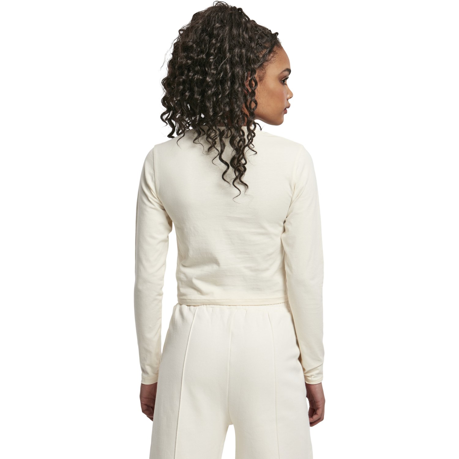 Urban Classics Ladies - Organic Cotton Cropped Longsleeve