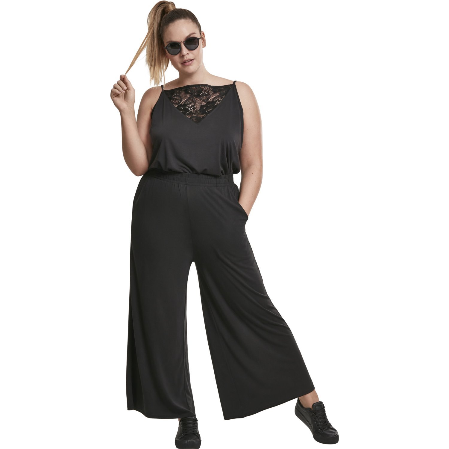 Urban Classics Ladies - Modal Culotte Pants blacks