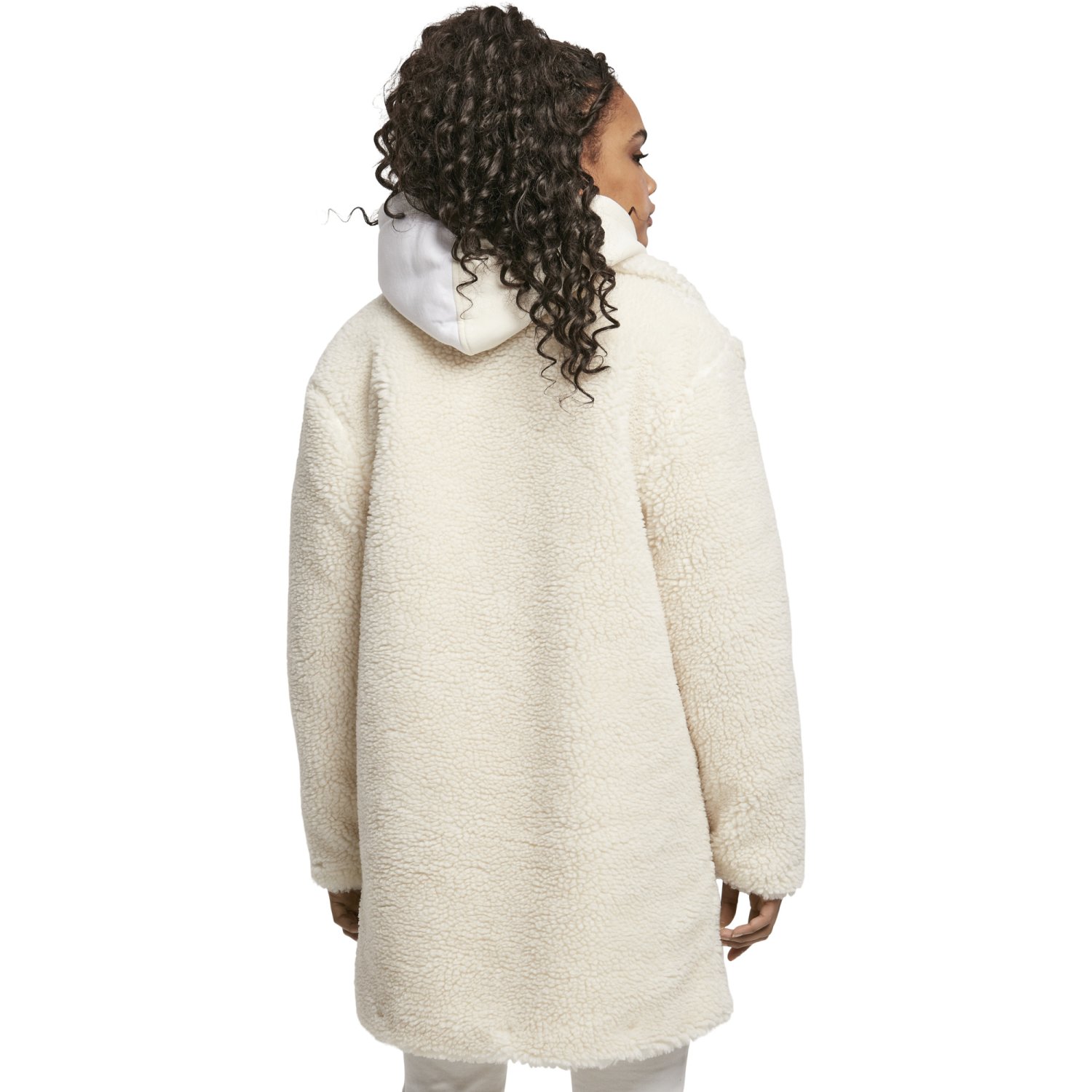 Urban Classics Ladies - OVERSIZED SHERPA Coat off white