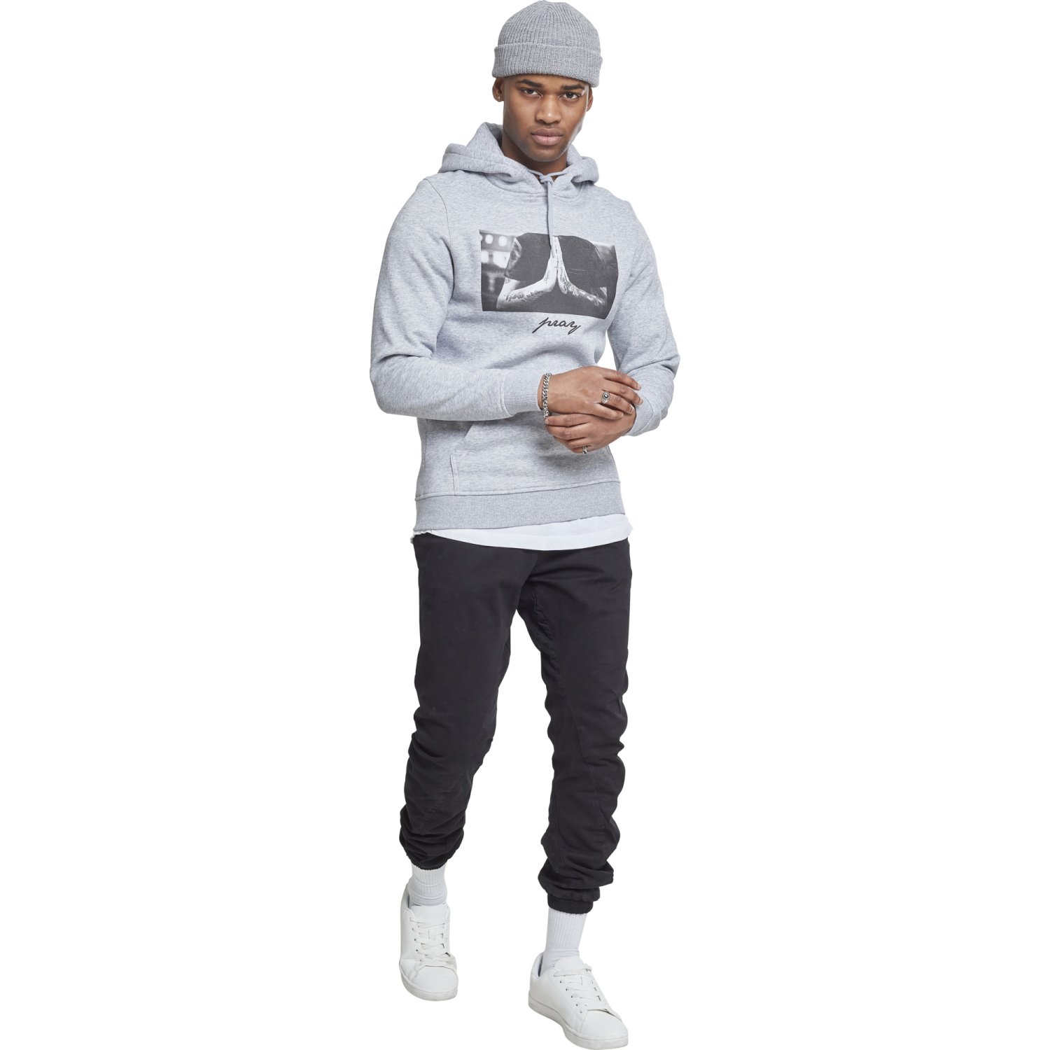 Mister Tee Fleece Hoody - PRAY