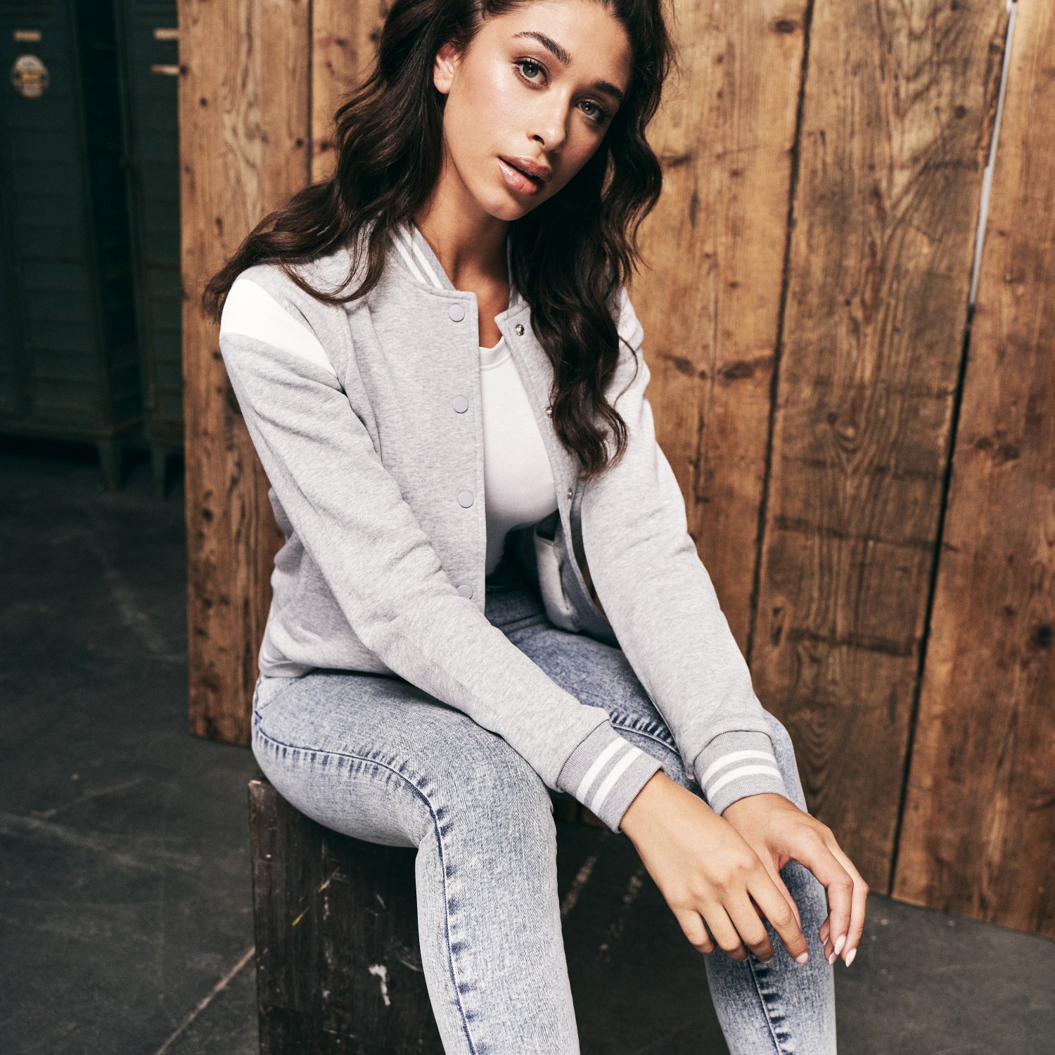 Urban Classics Ladies - ORGANIC College Sweat Veste