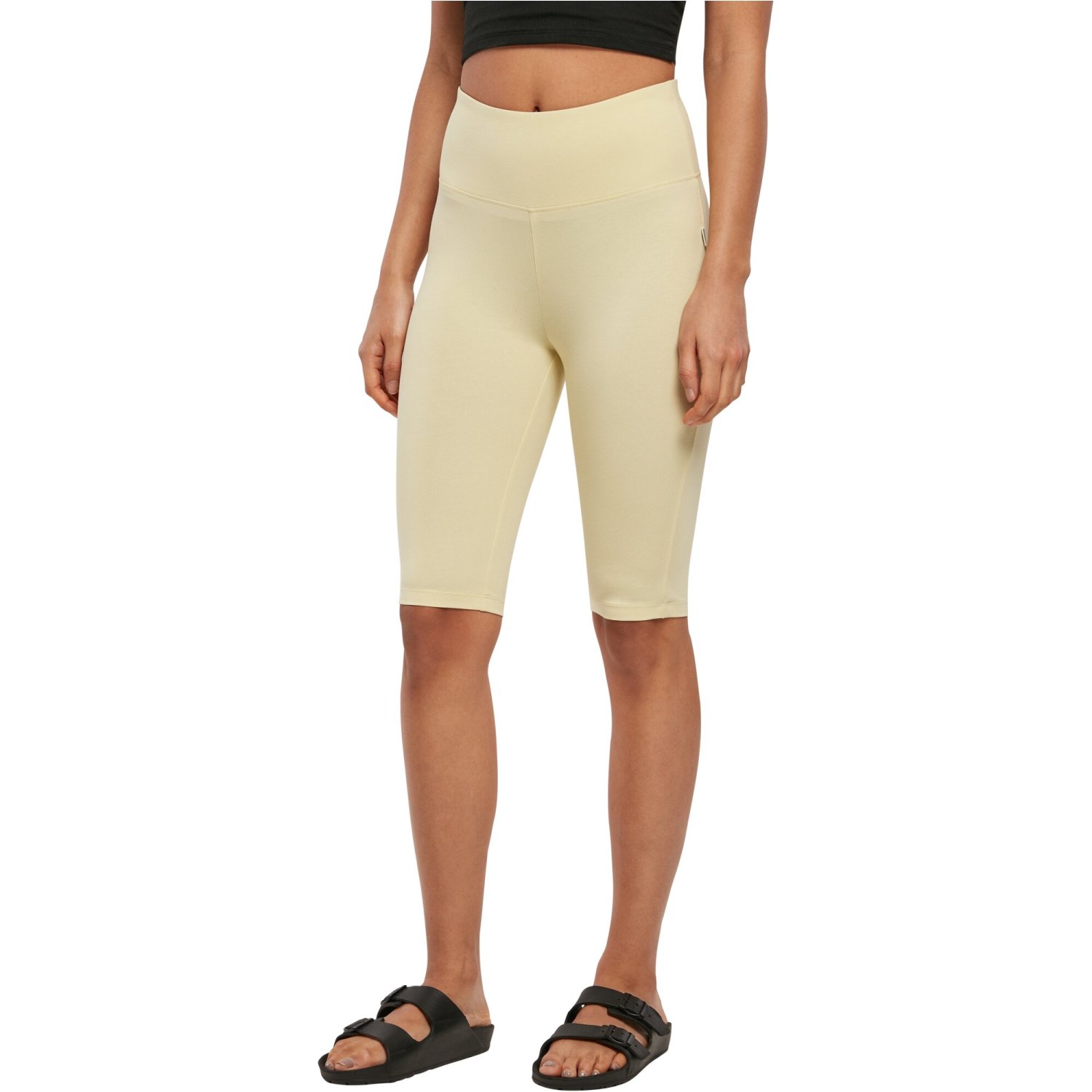 Urban Classics Ladies - Stretch Jersey Cycle Shorts jaune