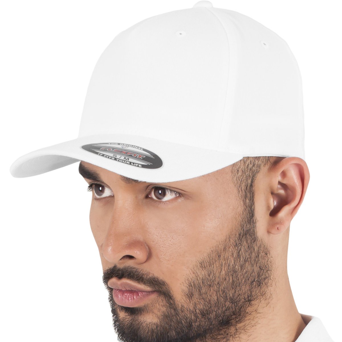 Flexfit WOOLY 5-Panel Extensible Casquette - blanc - L/XL