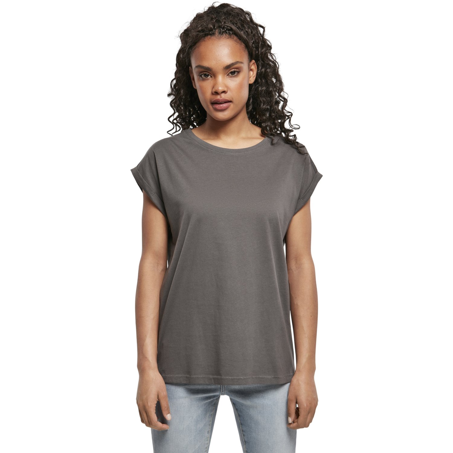 Urban Classics Ladies - EXTENDED SHOULDER Loose Shirt Top