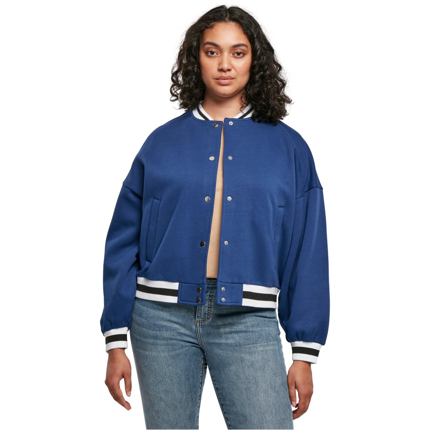 Urban Classics Ladies - Oversized College Sweat Veste royal
