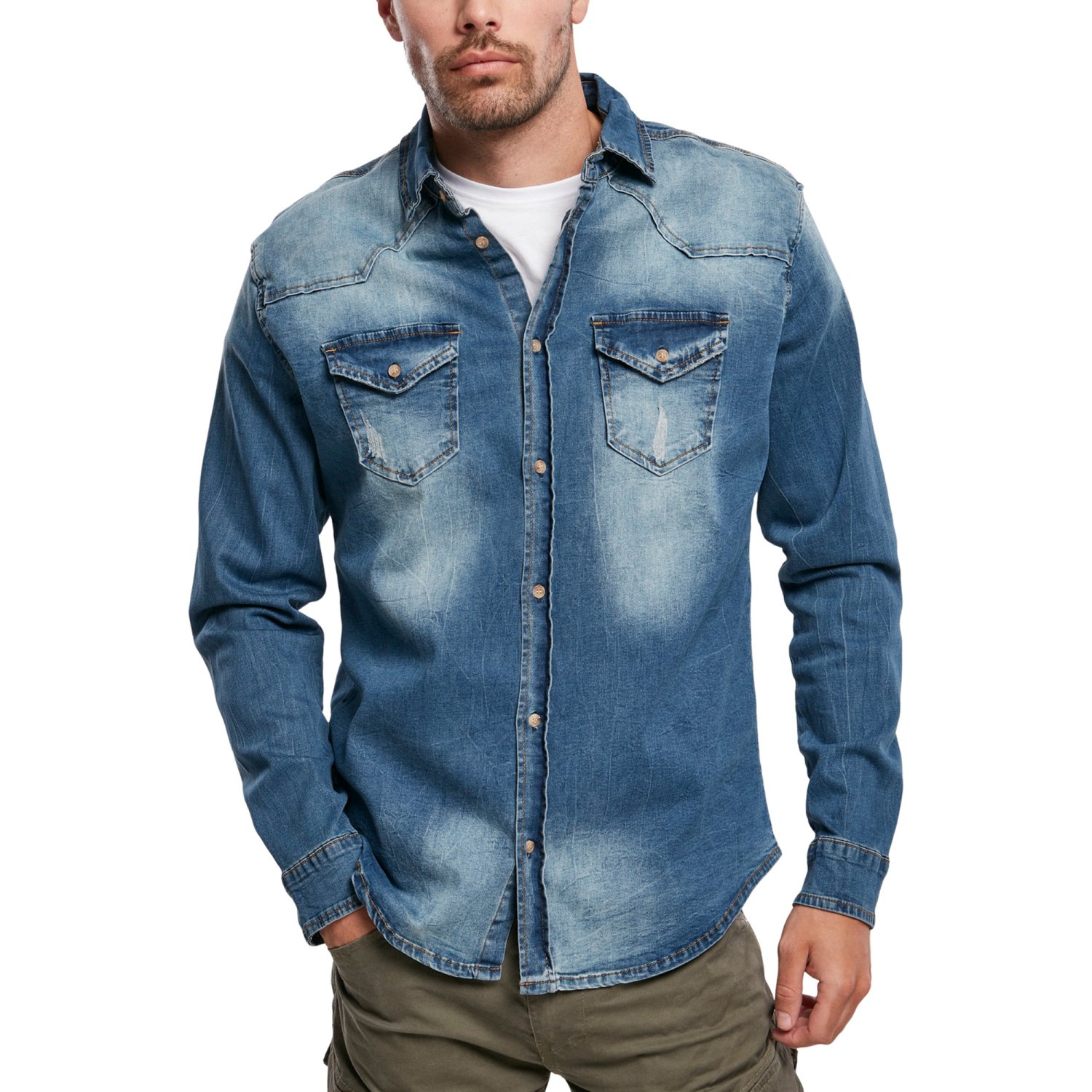 Brandit - RILEY Denim Shirt