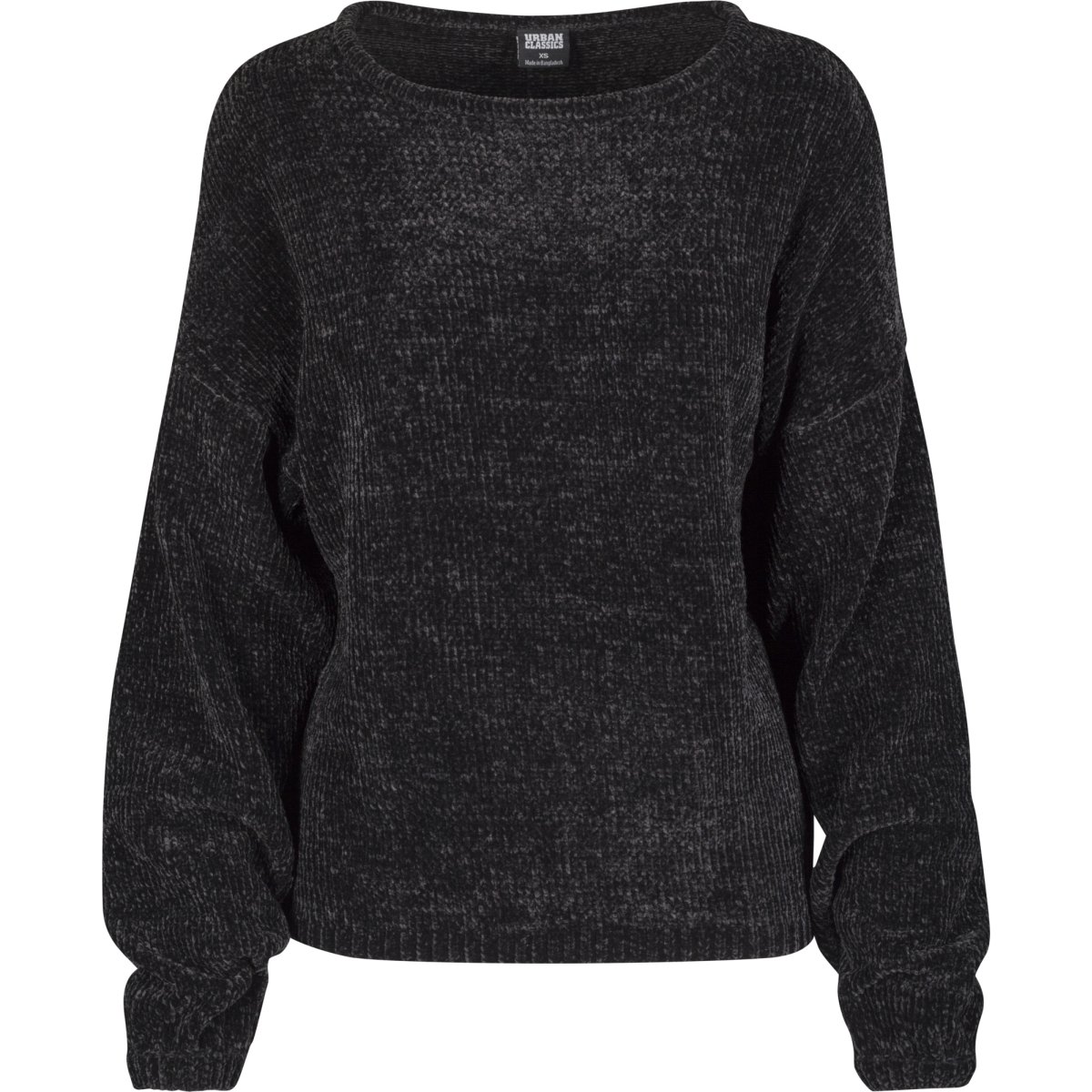 Urban Classics Ladies - Oversize Chenille Sweater noir