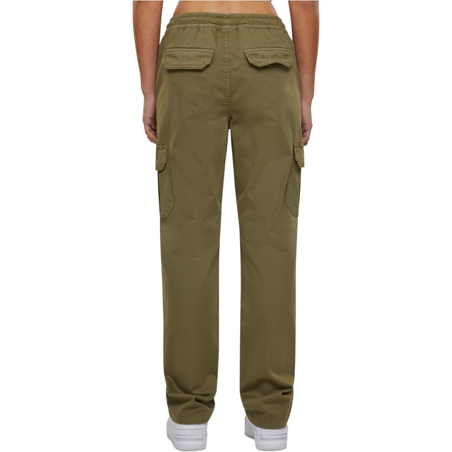 Urban Classics Ladies - High Waist Twill Cargo Hose