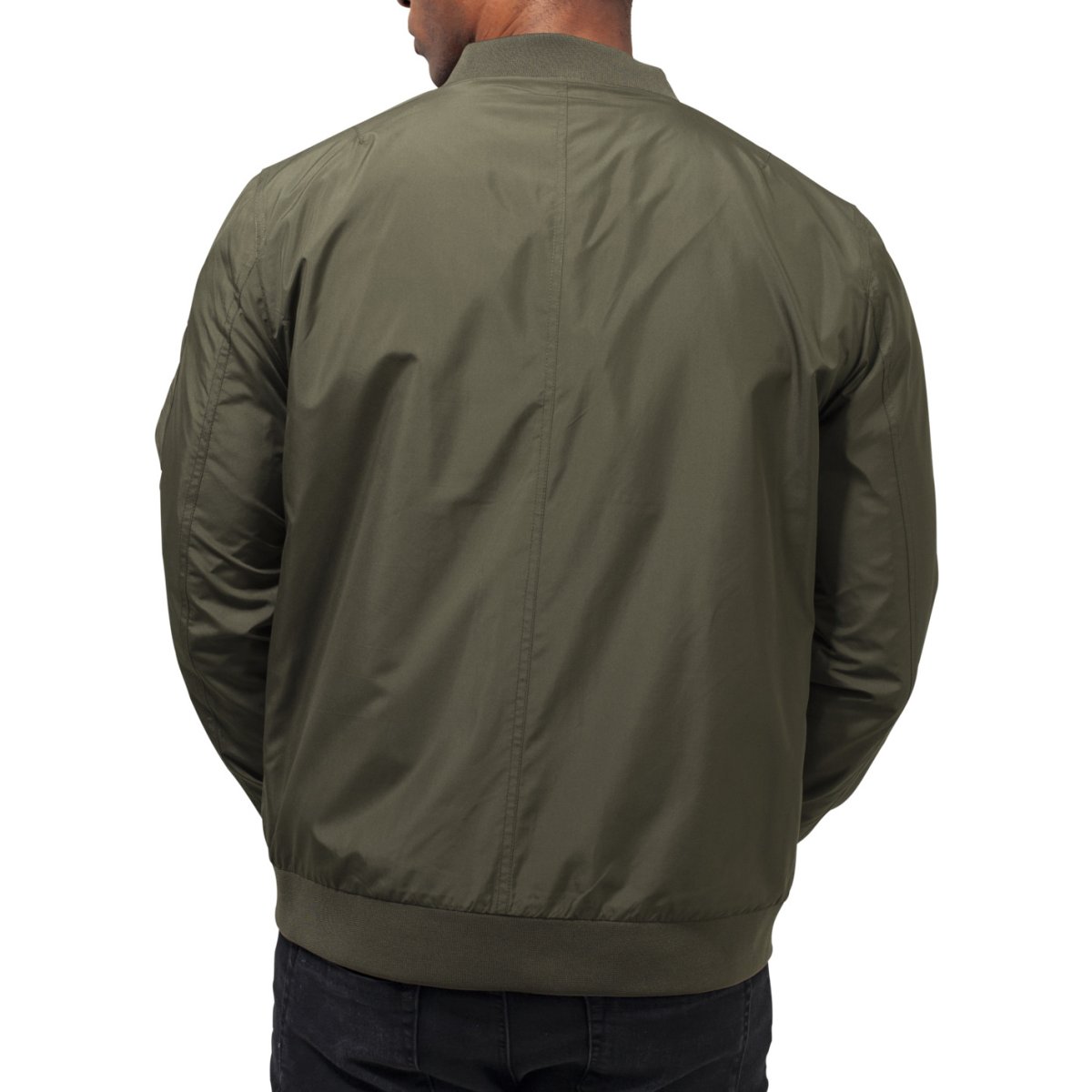 Urban Classics - LIGHT BOMBER Jacket dark olive