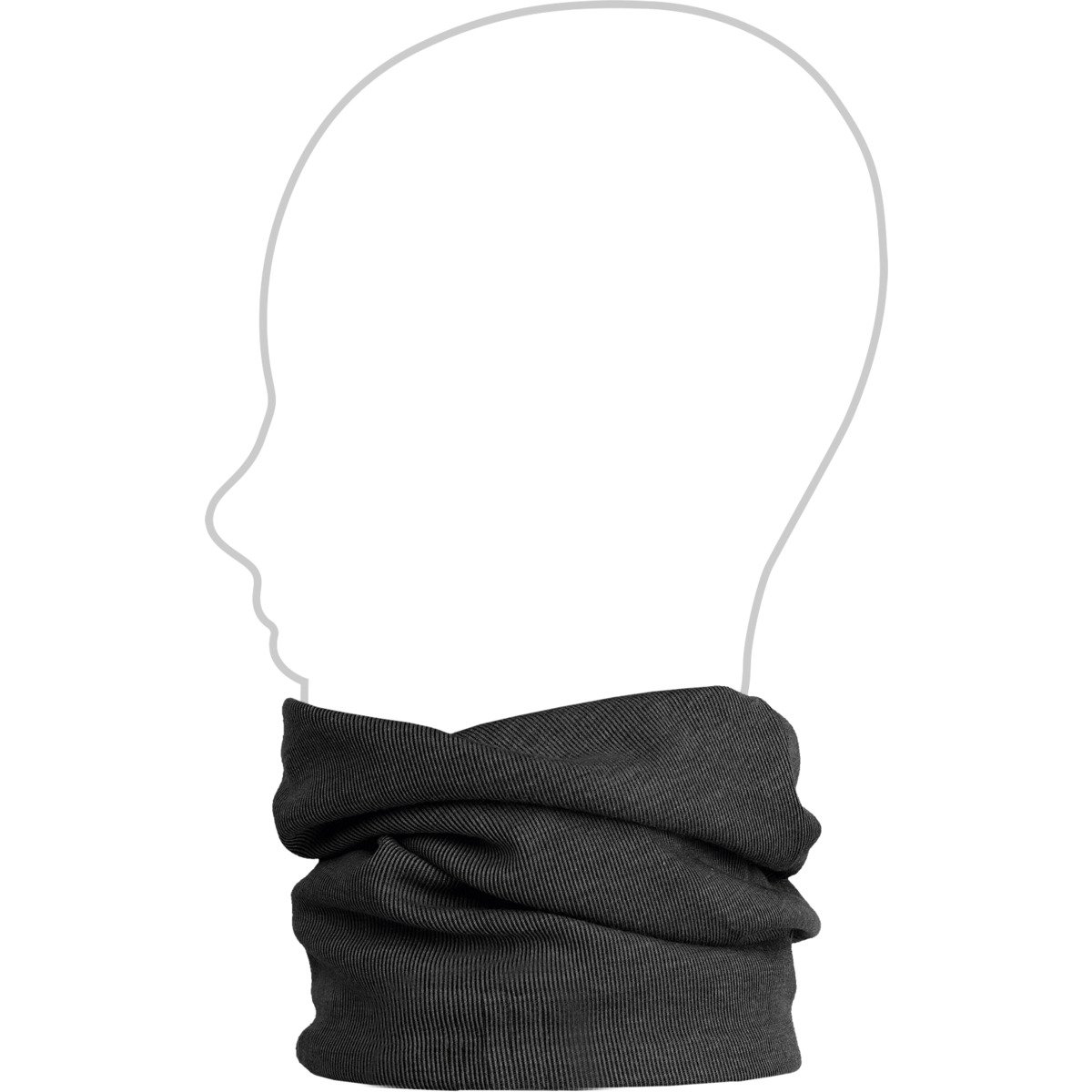 Urban Classics Rib 2in1 Slouch Beanie - Scarf Neckwarmer