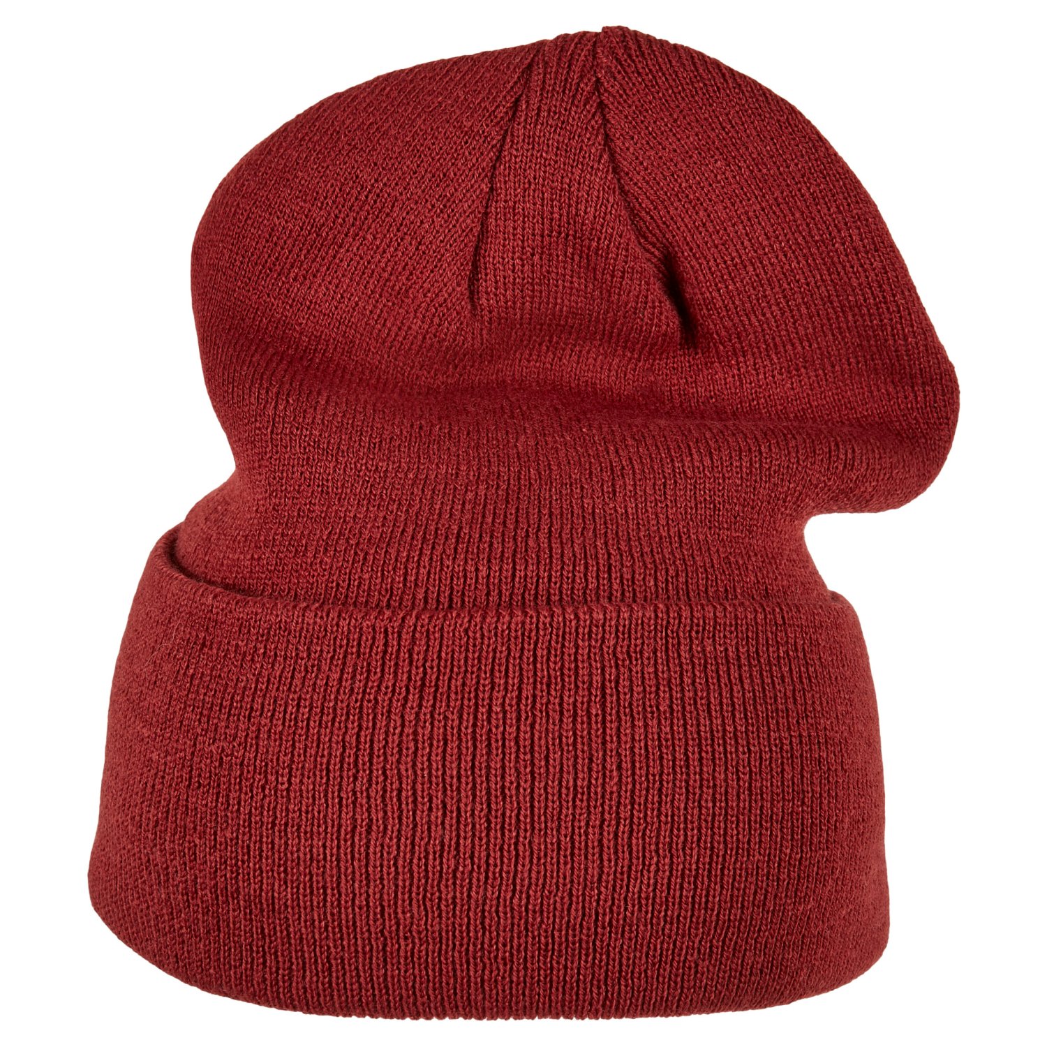 Urban Classics - PATCH LONG BEANIE burgundy
