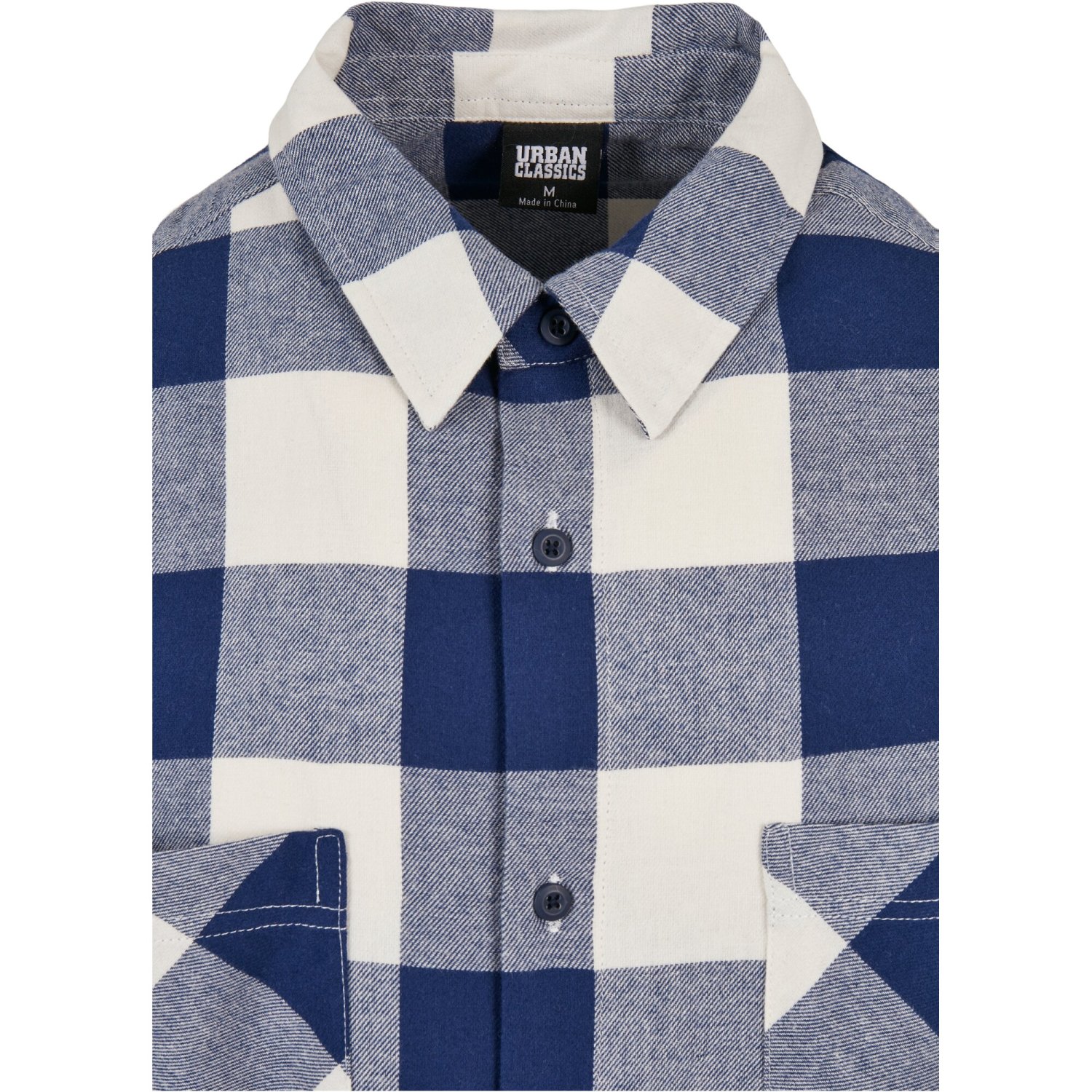 Urban Classics - Long Oversized Checked Flanell Hemd