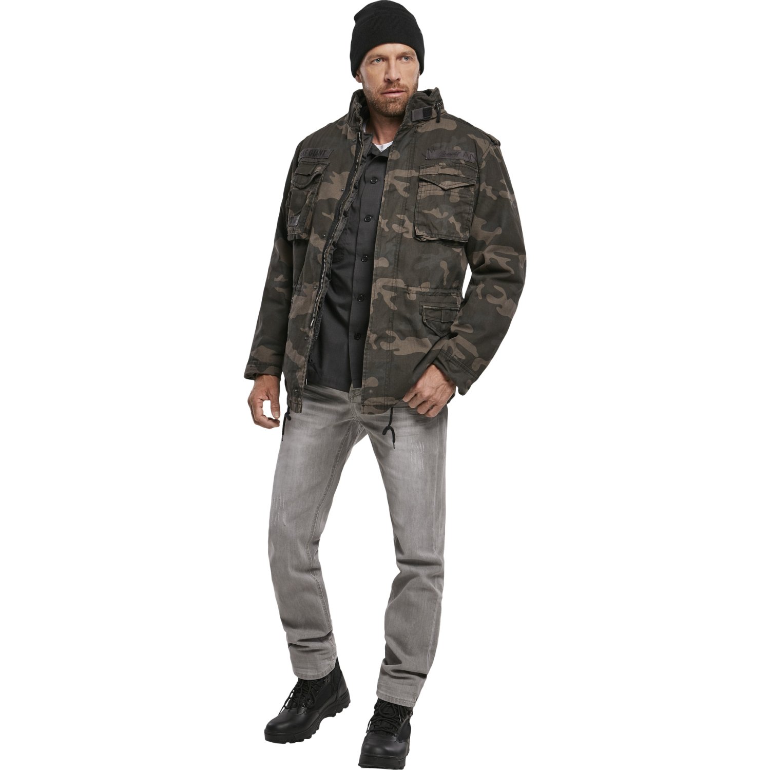 Brandit - M65 GIANT Vintage Parka Weather Jacket dark camo