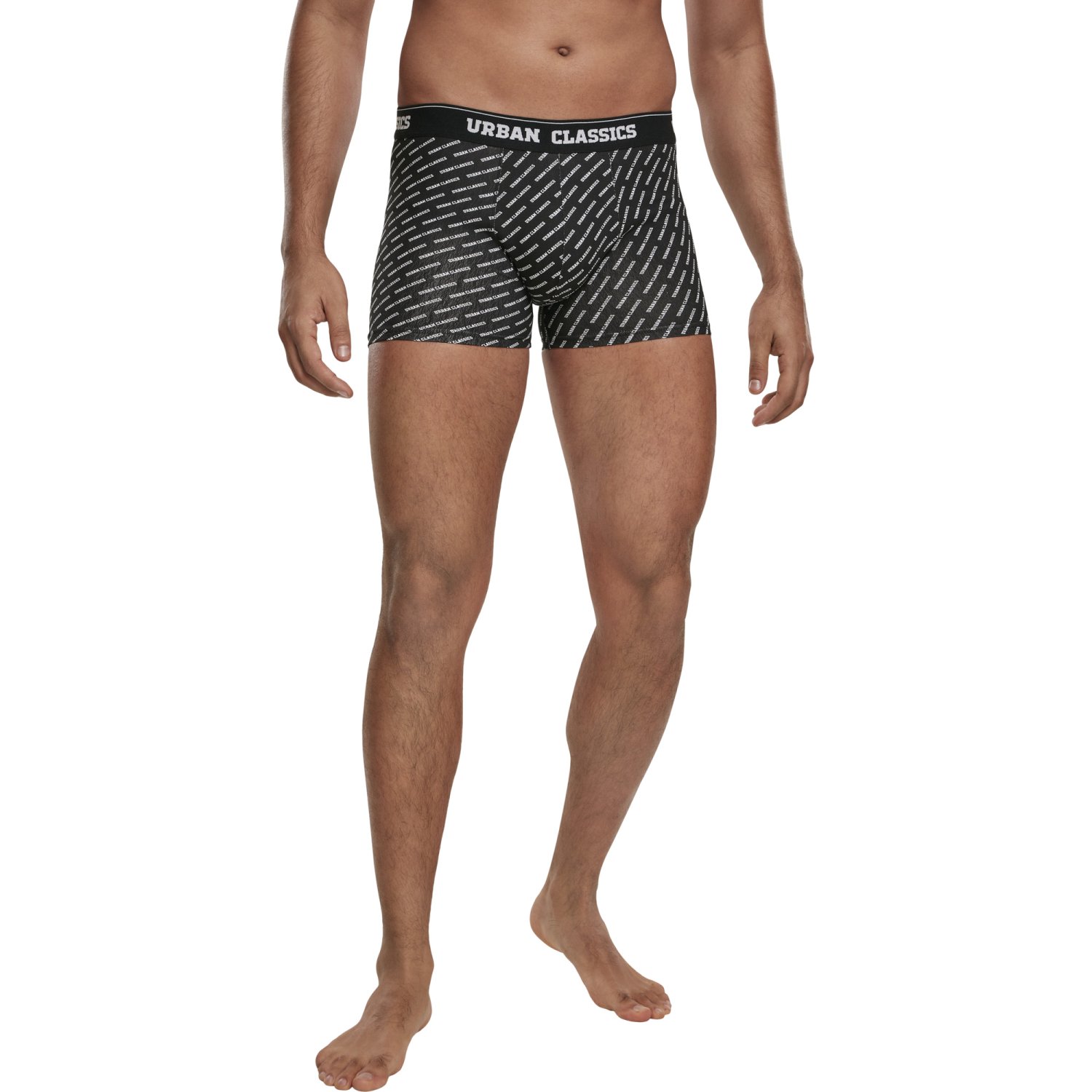 Urban Classics - Boxer Shorts 3-pack charcoal / black