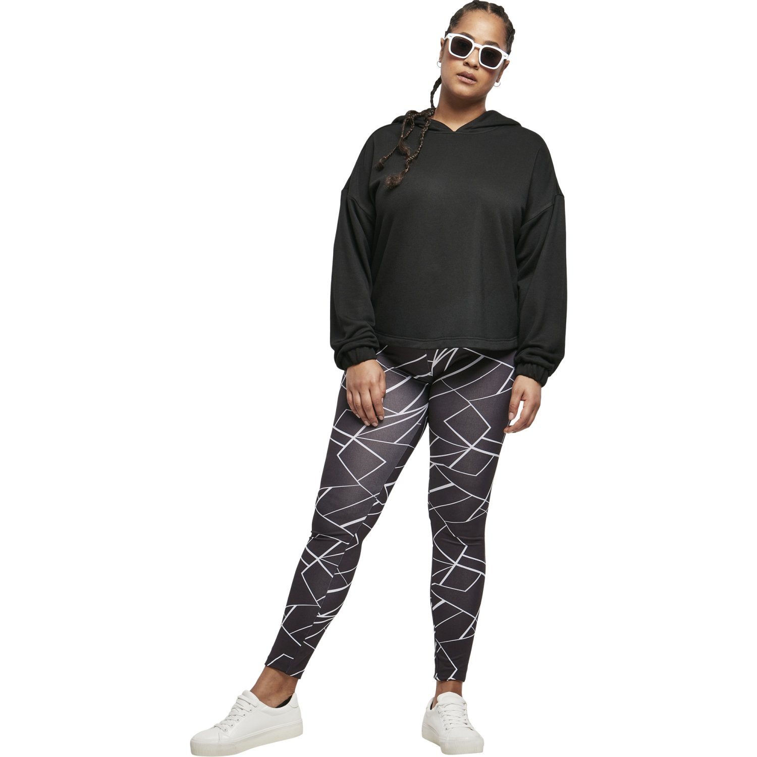 Urban Classics Ladies - All-Over-Pring Leggings geometric