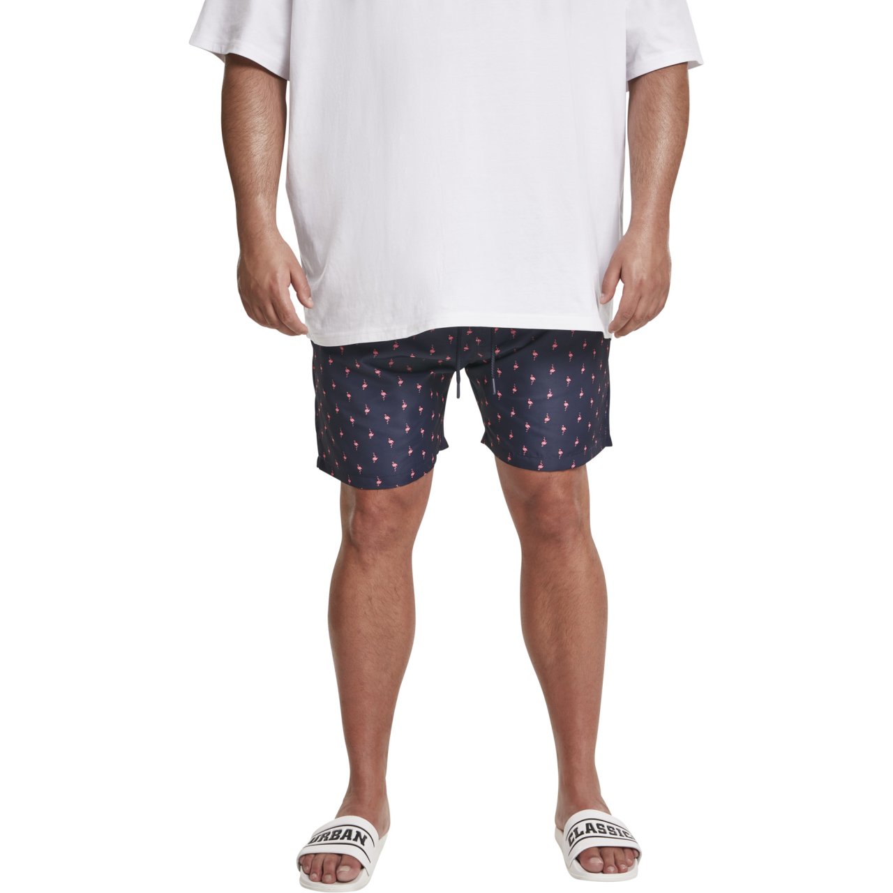 Urban Classics - PATTERN Hawaii Sommer Badeshorts