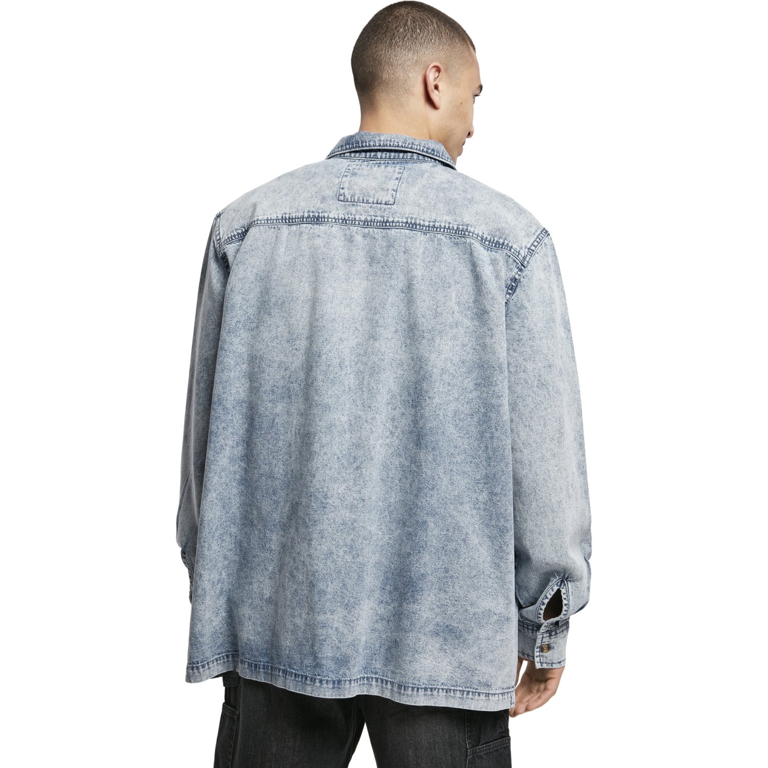 Urban Classics - Oversized Denim Shirt washed
