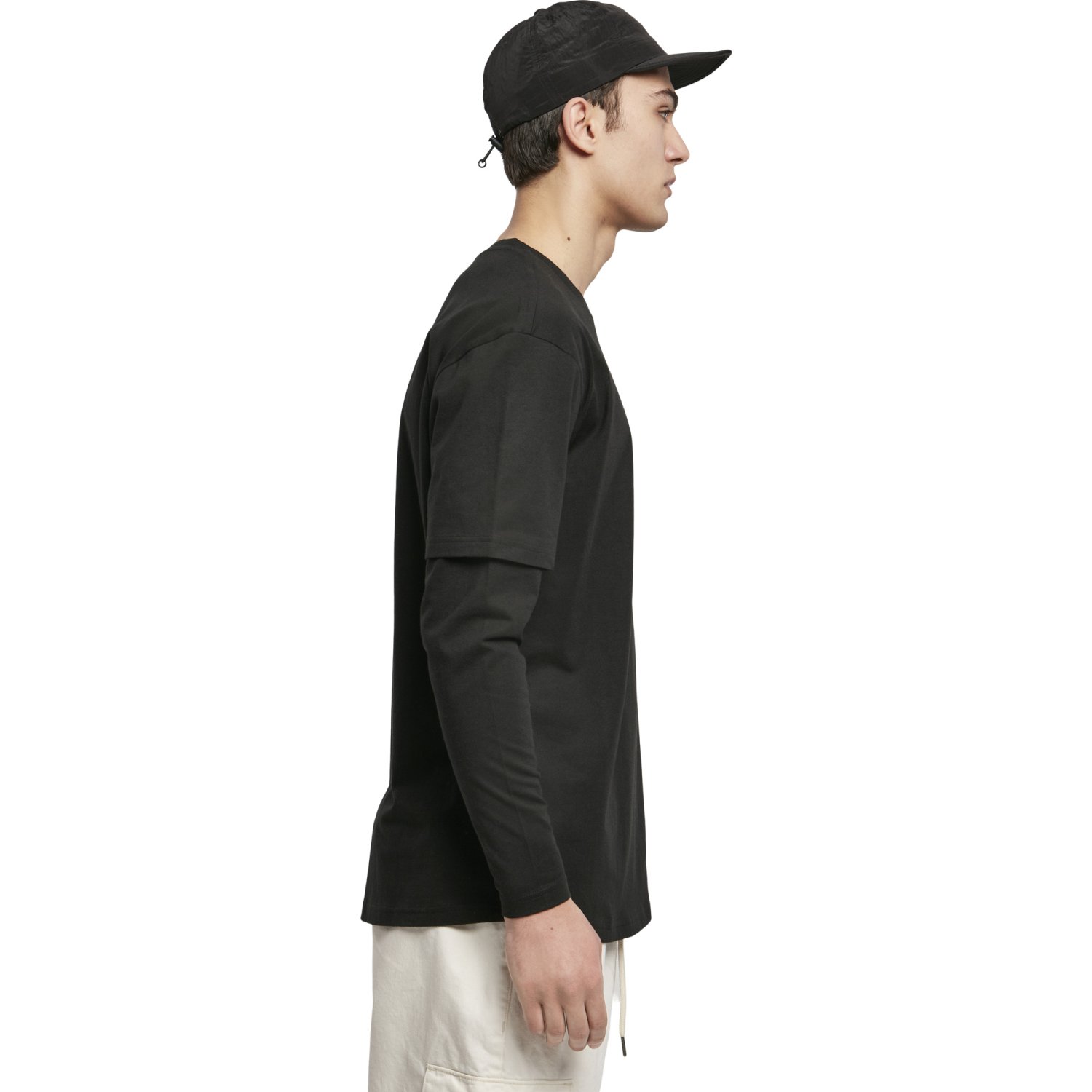 Urban Classics - Oversized Double Layer Shirt dark shadow