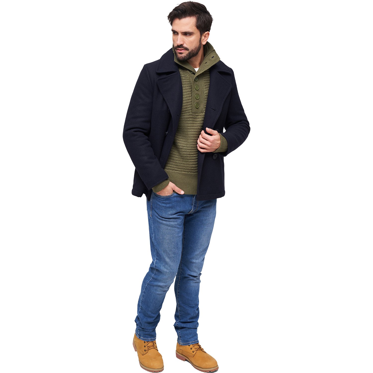 Brandit - PEA Short Coat navy