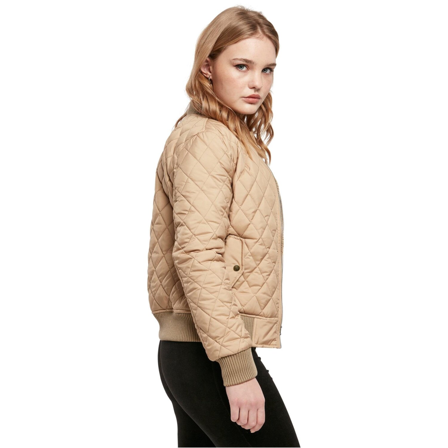 Urban Classics Ladies - DIAMANT BOMBER Nylon Steppjacke