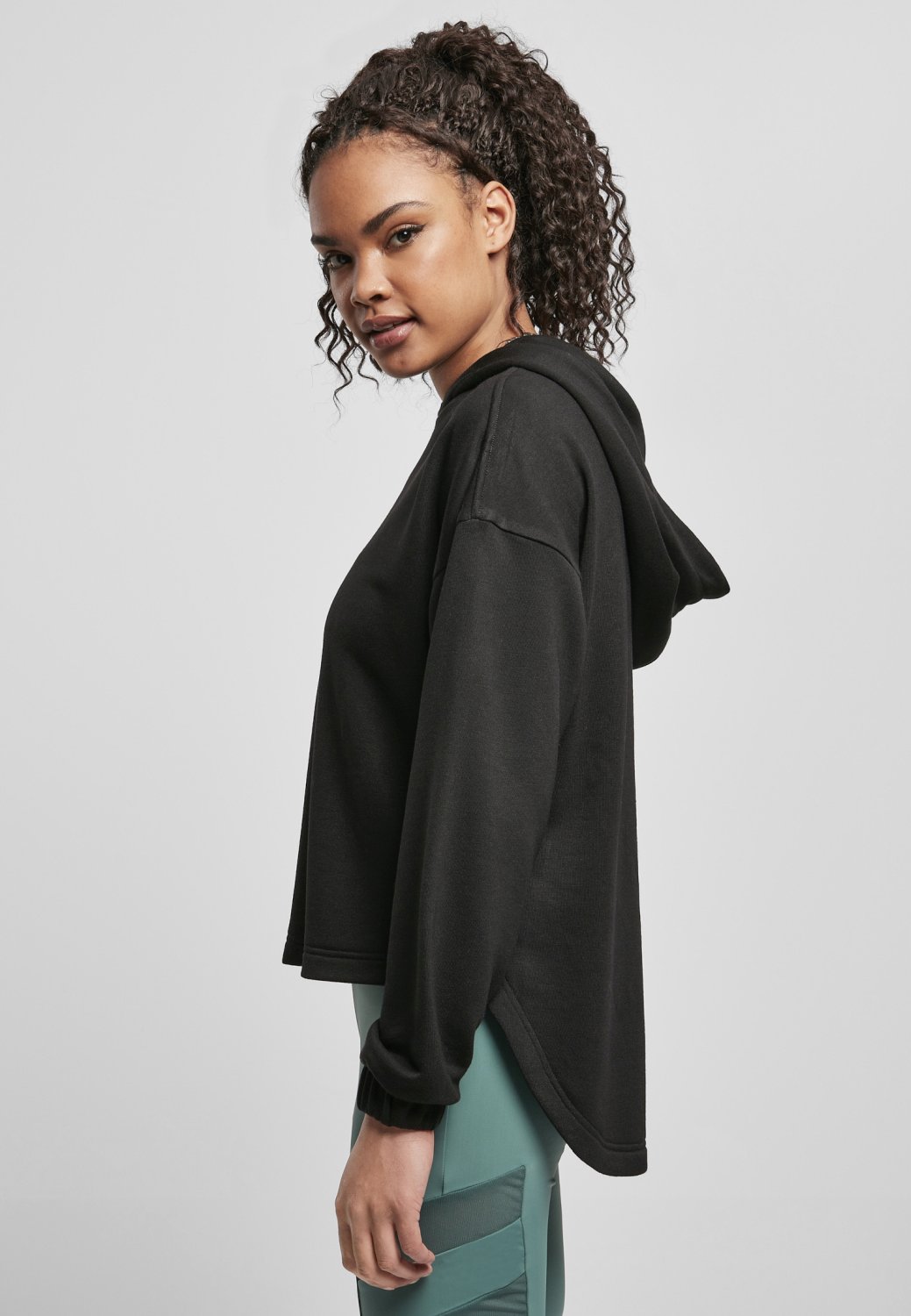Urban Classics Ladies - Oversized Modal Terry Hoody noir