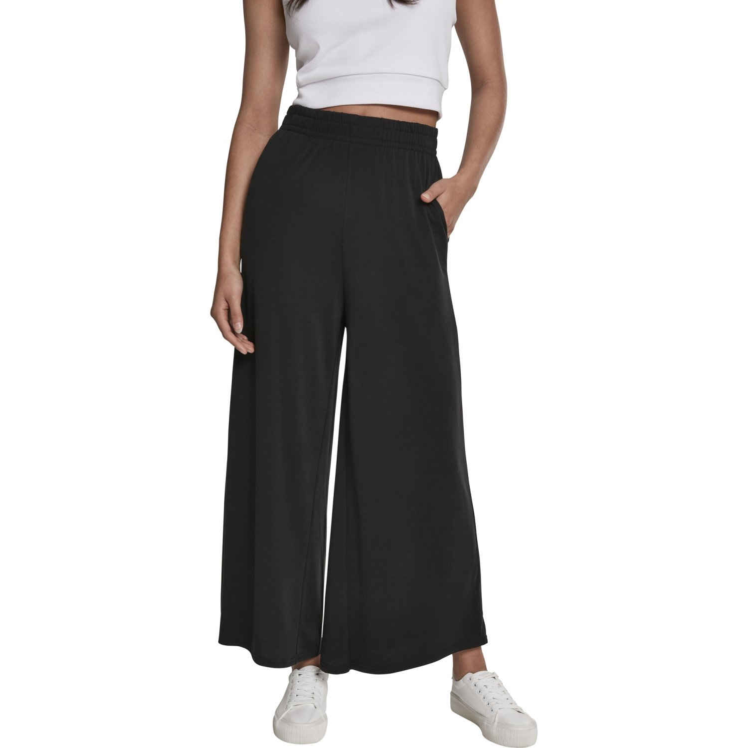 Urban Classics Ladies - Modal Culotte Pants blacks