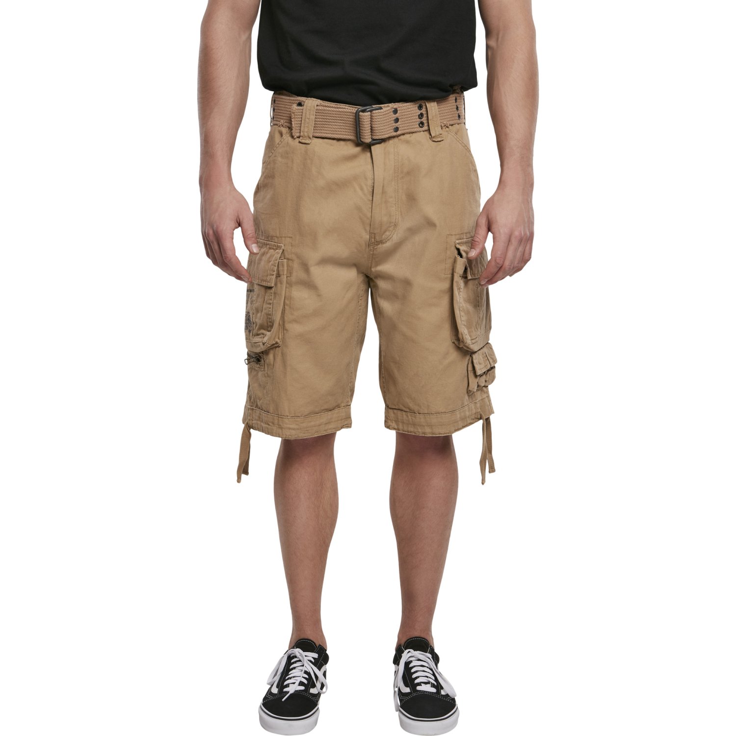 Brandit SAVAGE Vintage Worker Cargo Army Shorts beige