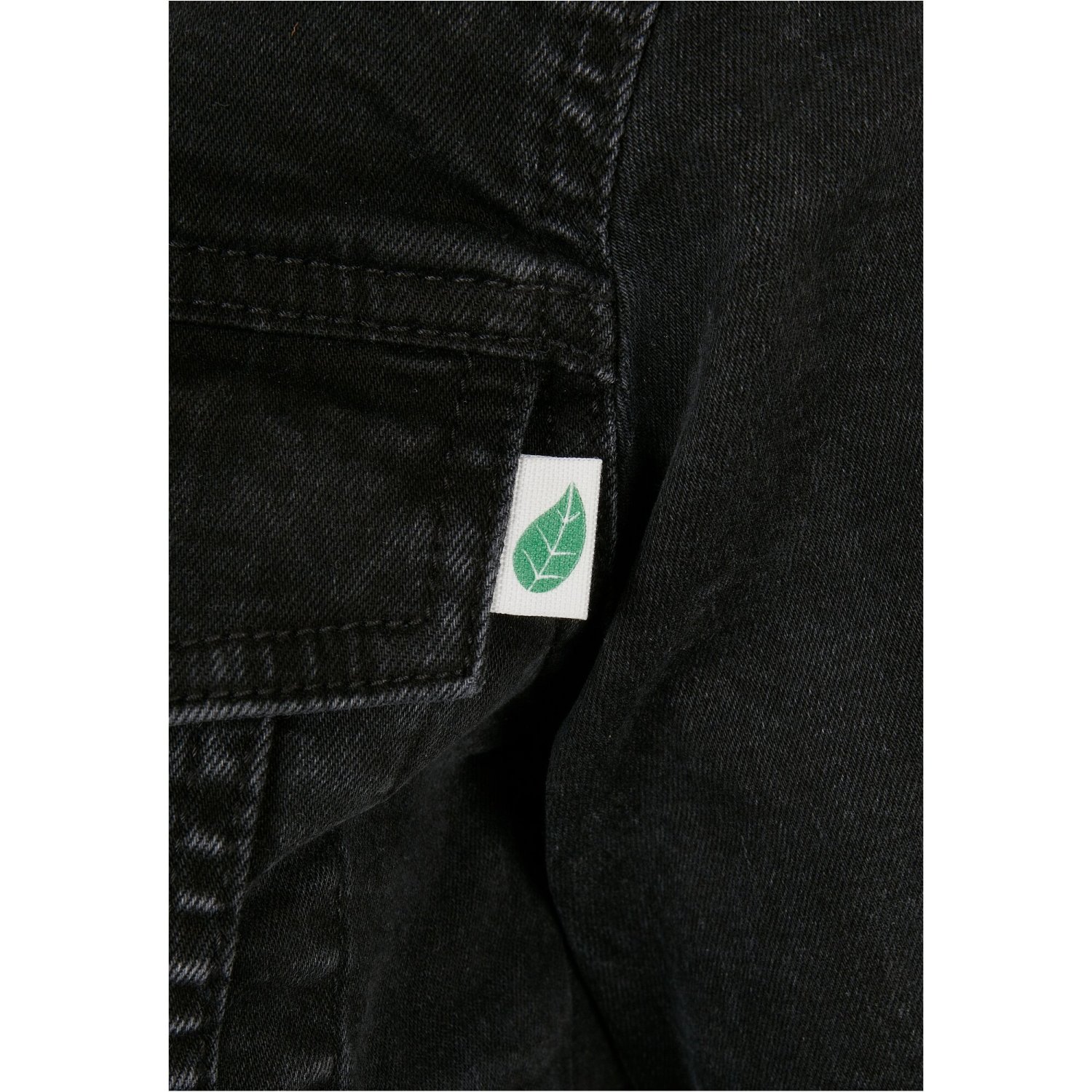 Urban Classics Ladies - Organic Denim Veste black washed