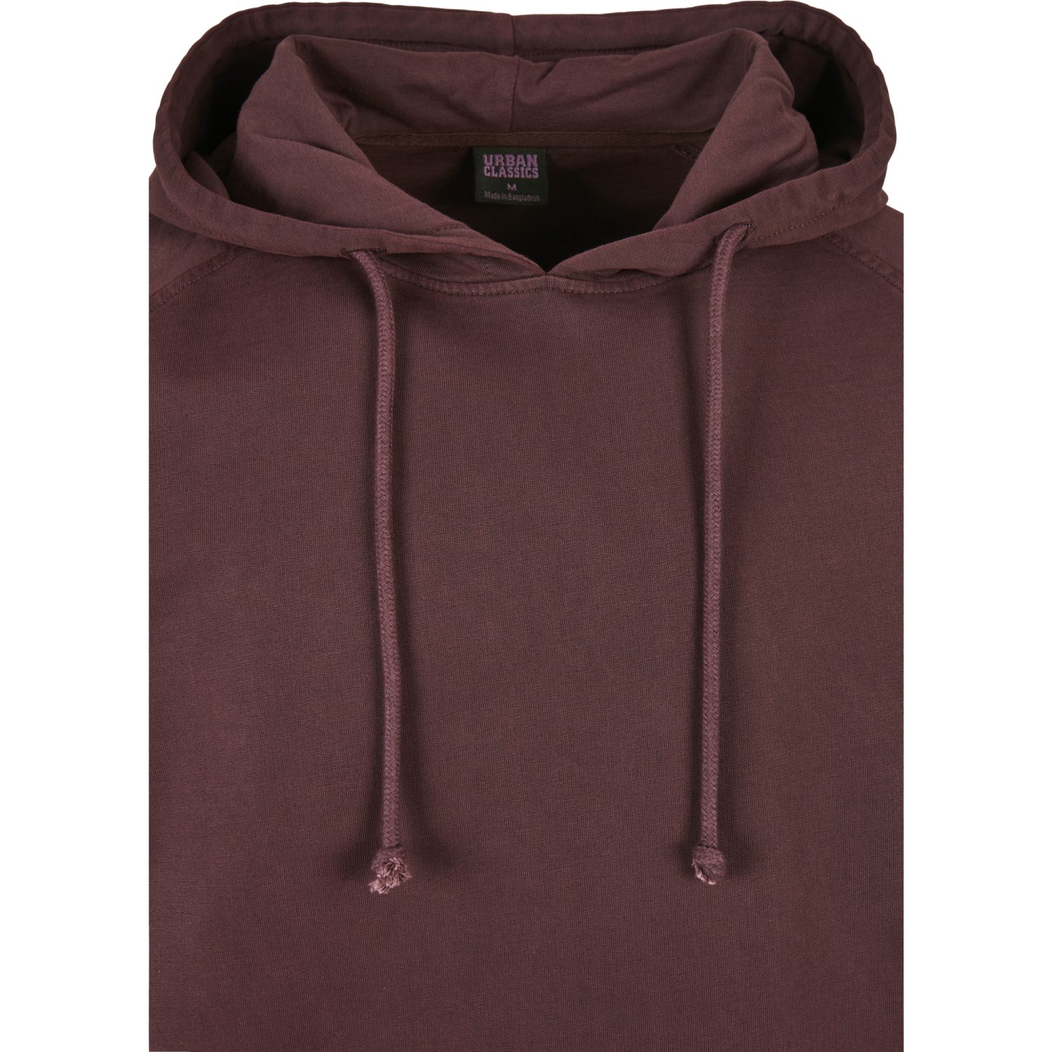 Urban Classics - OVERDYED Raglan Hoody cherry red
