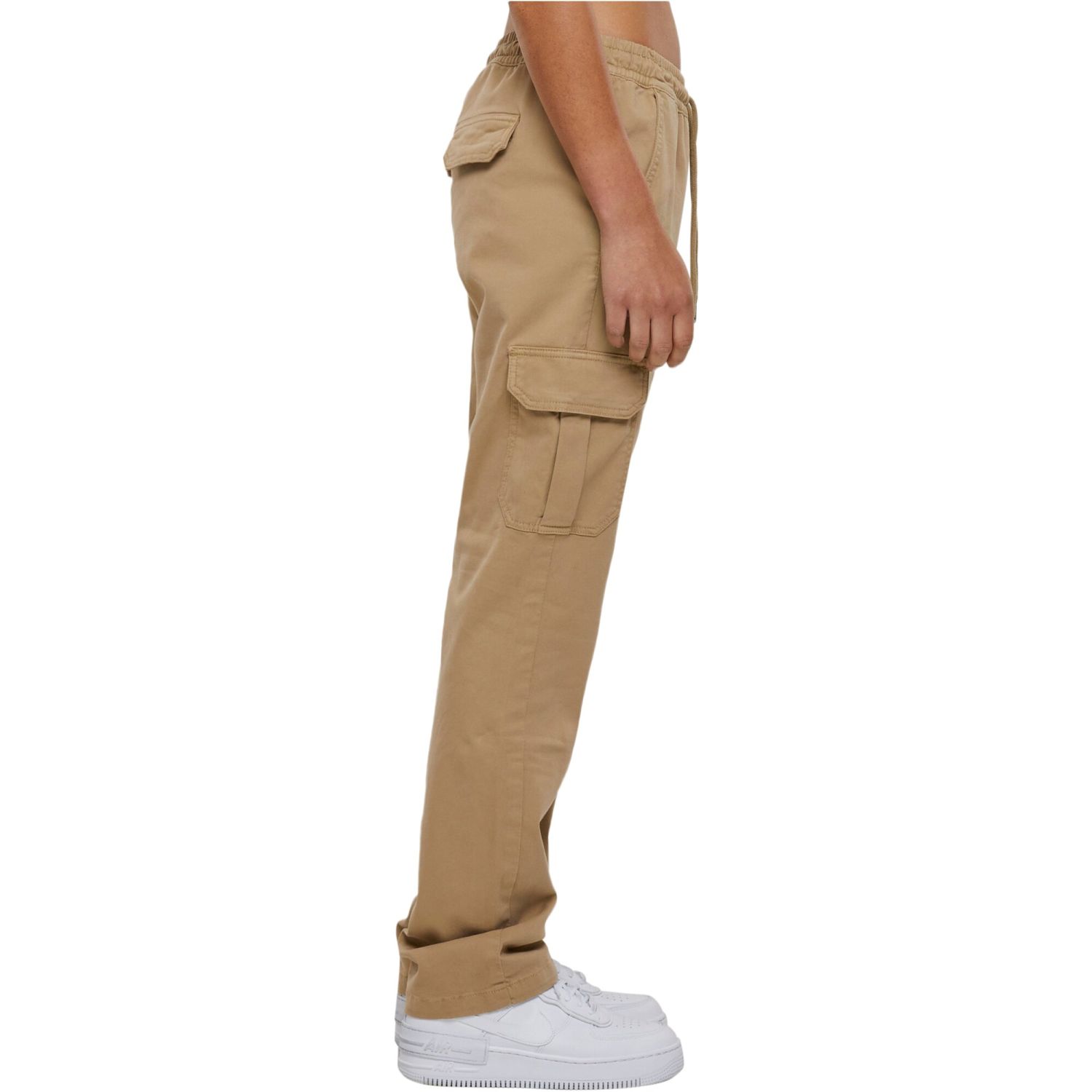 Urban Classics Ladies - High Waist Twill Cargo Pantalon