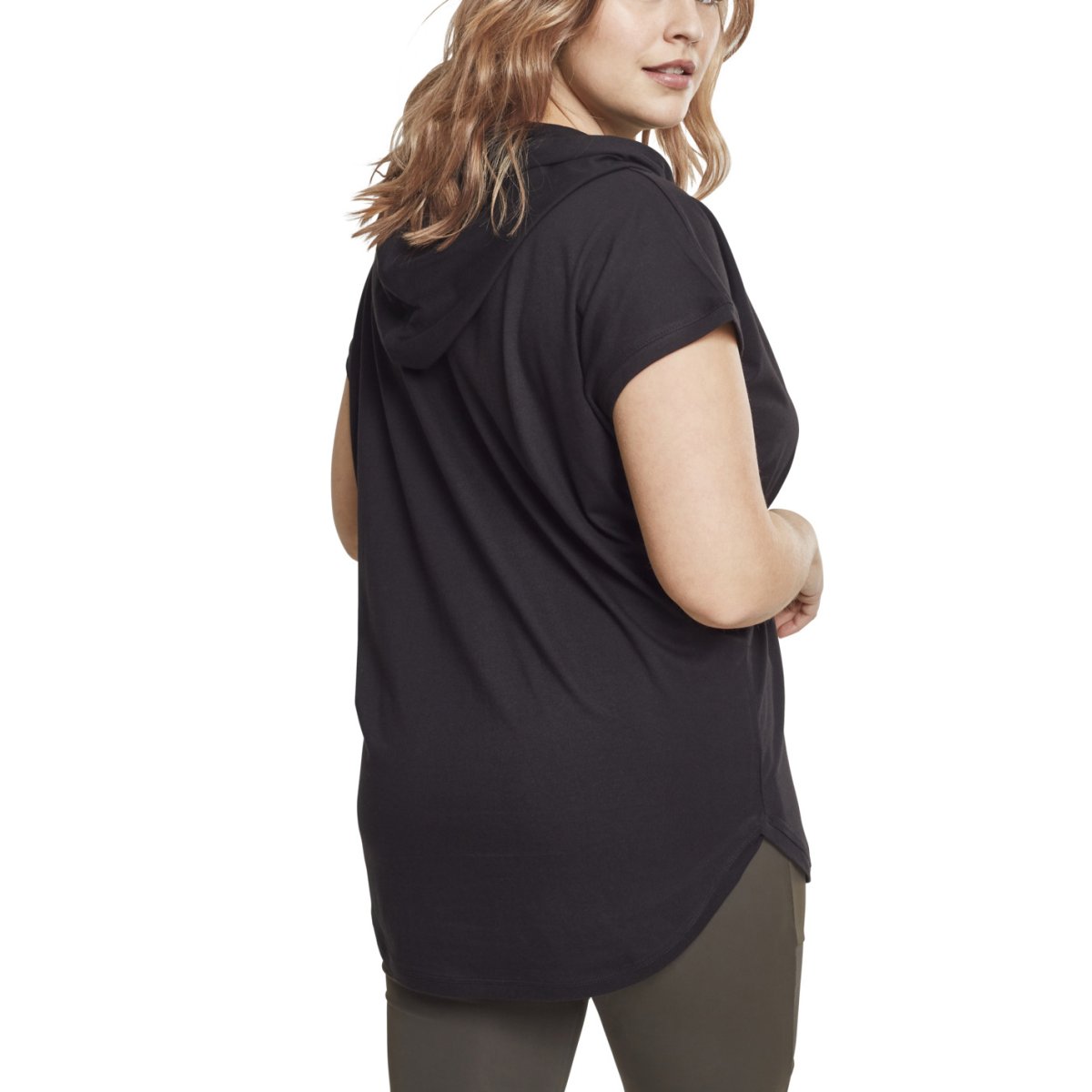 Urban Classics Ladies - Sleeveless Jersey Hoody noir