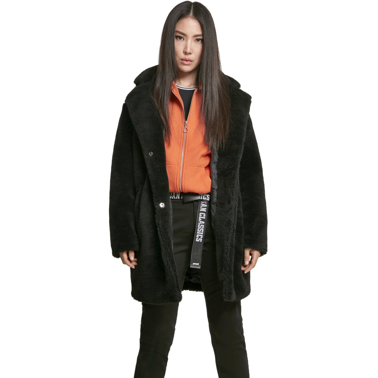 Urban Classics Ladies - OVERSIZED SHERPA Mantel