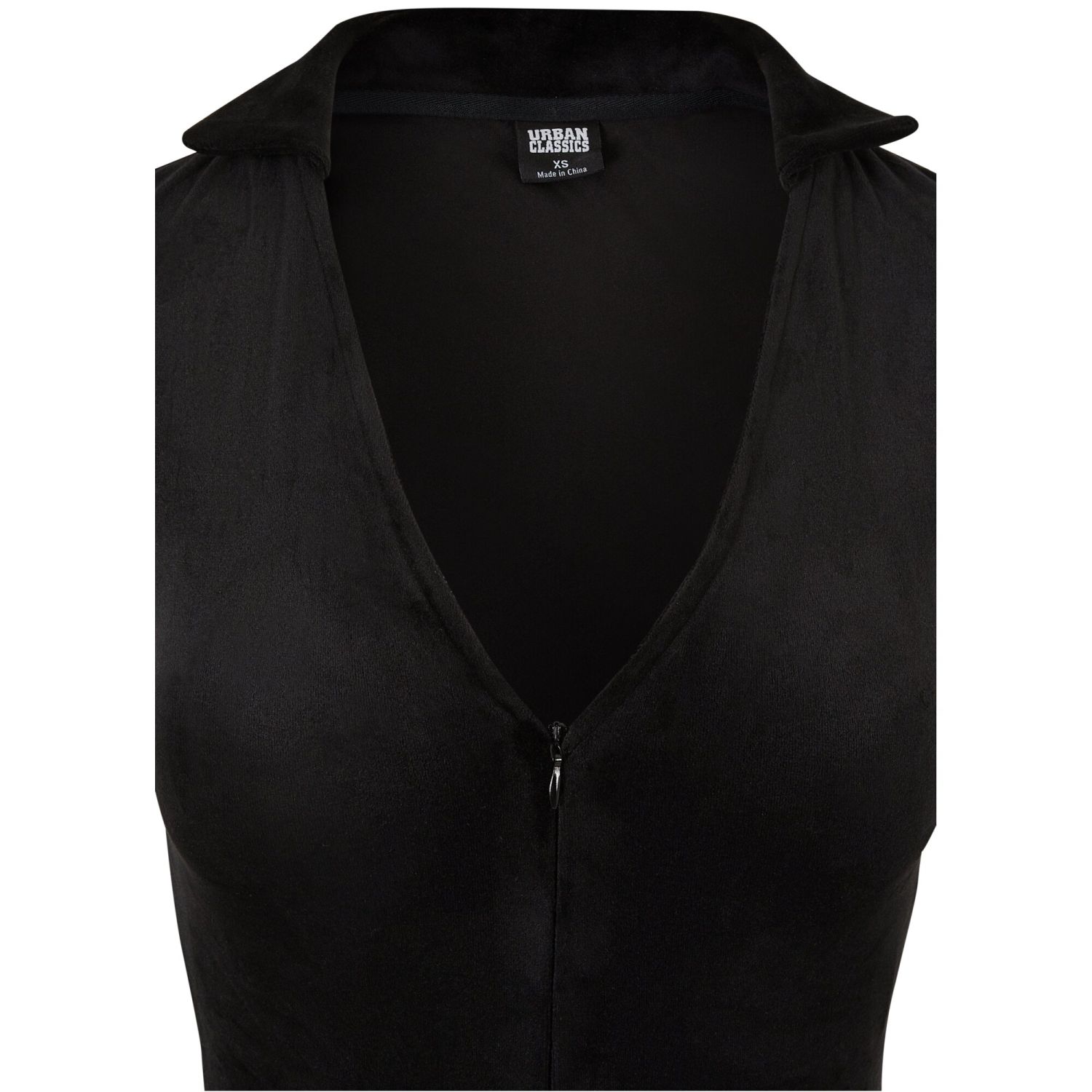 Urban Classics Ladies - Velvet Jumpsuit noir