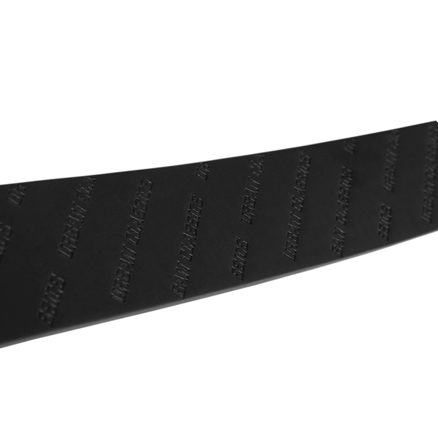 Urban Classics - Leather Imitation Belt Allover Logo black