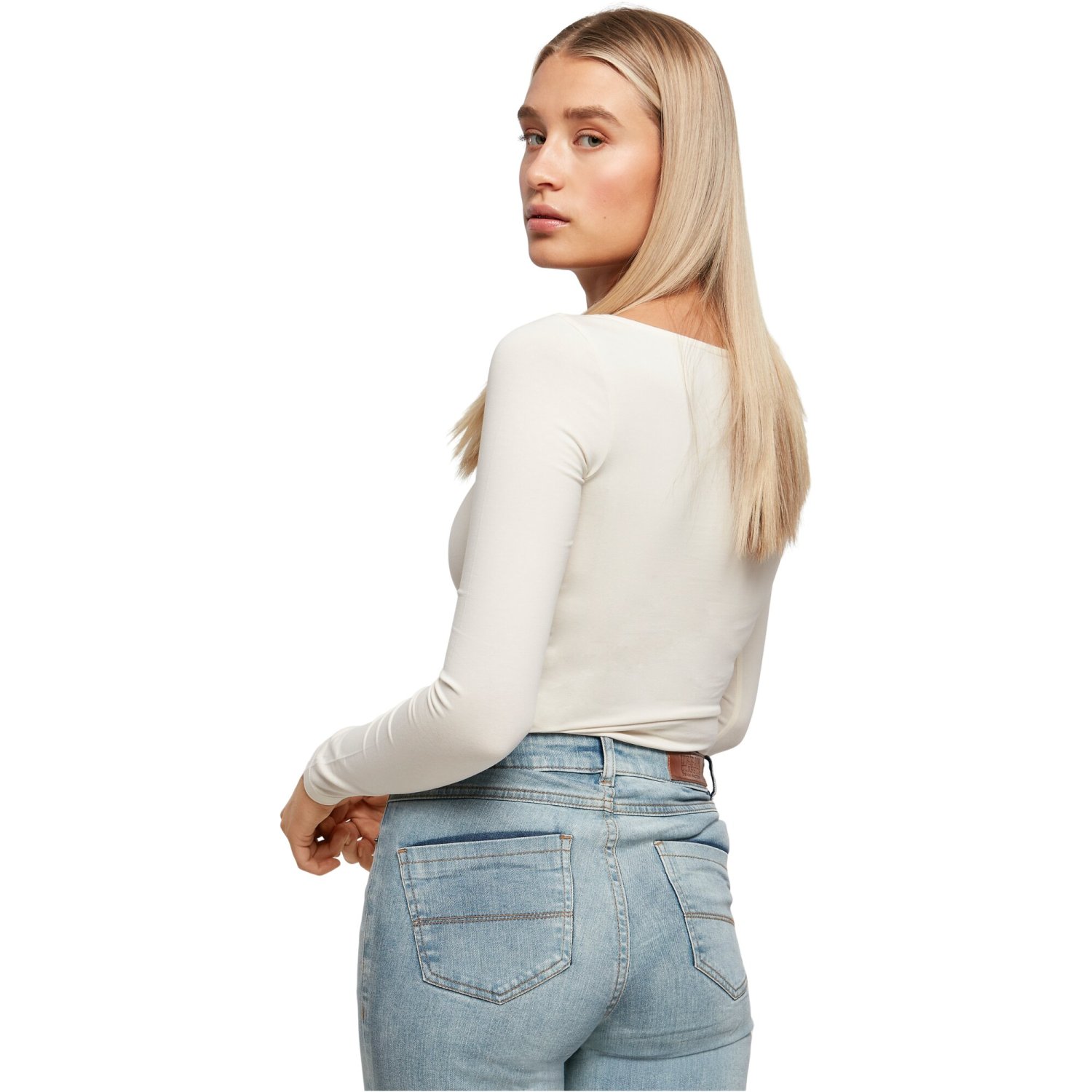 Urban Classics Ladies - Organic Longsleeve Body Top
